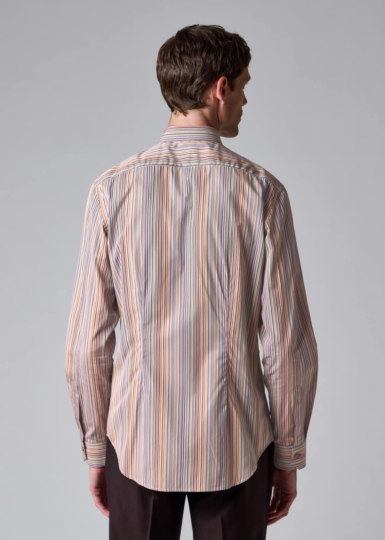 シャーロック　Paul Smith プレーントゥ　UKサイズ6 Slim-Fit 'Signature Stripe' Cotton Shirt