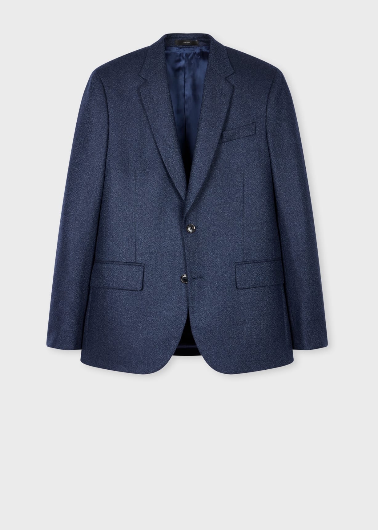 The Soho - Tailored-Fit Navy Capolavoro Tweed Three-Piece Suit