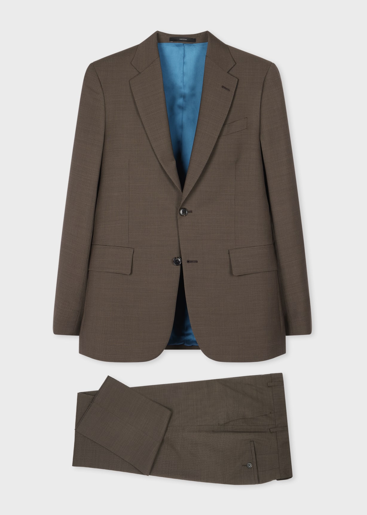 The Brierley - Brown Puppytooth Wool Suit
