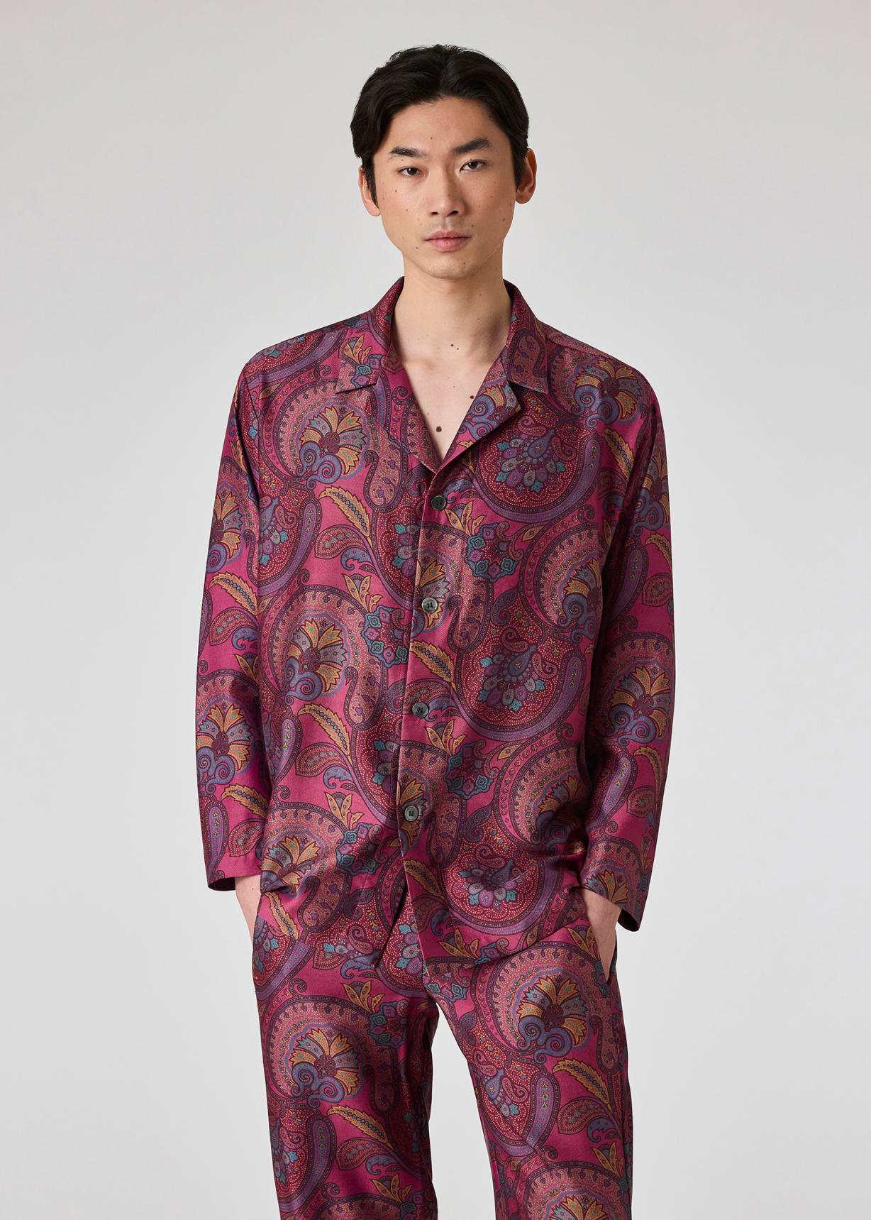 Daniel Hanson For Paul Smith - Paisley Silk Pyjama Shirt
