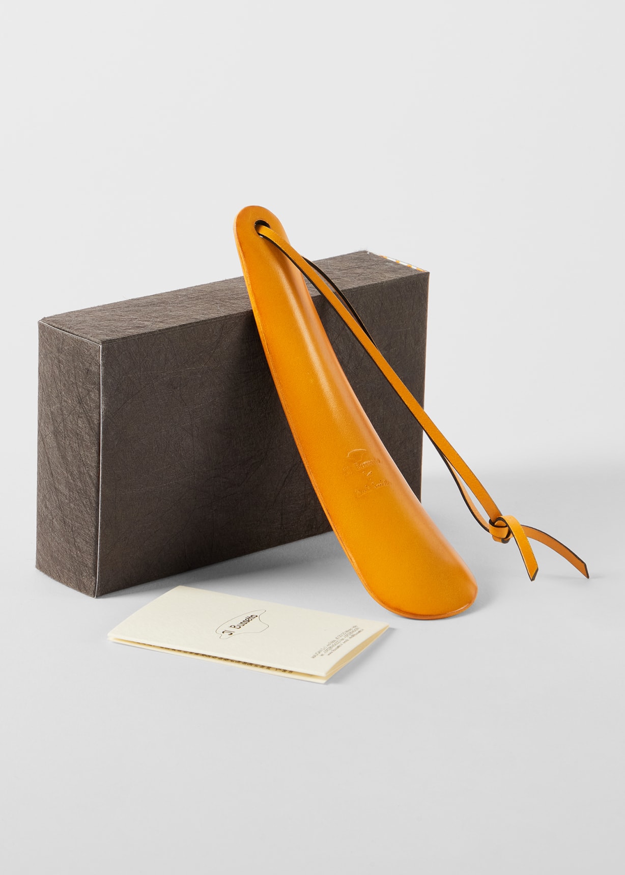 Il Bussetto for Paul Smith - Ochre Leather Small Shoehorn