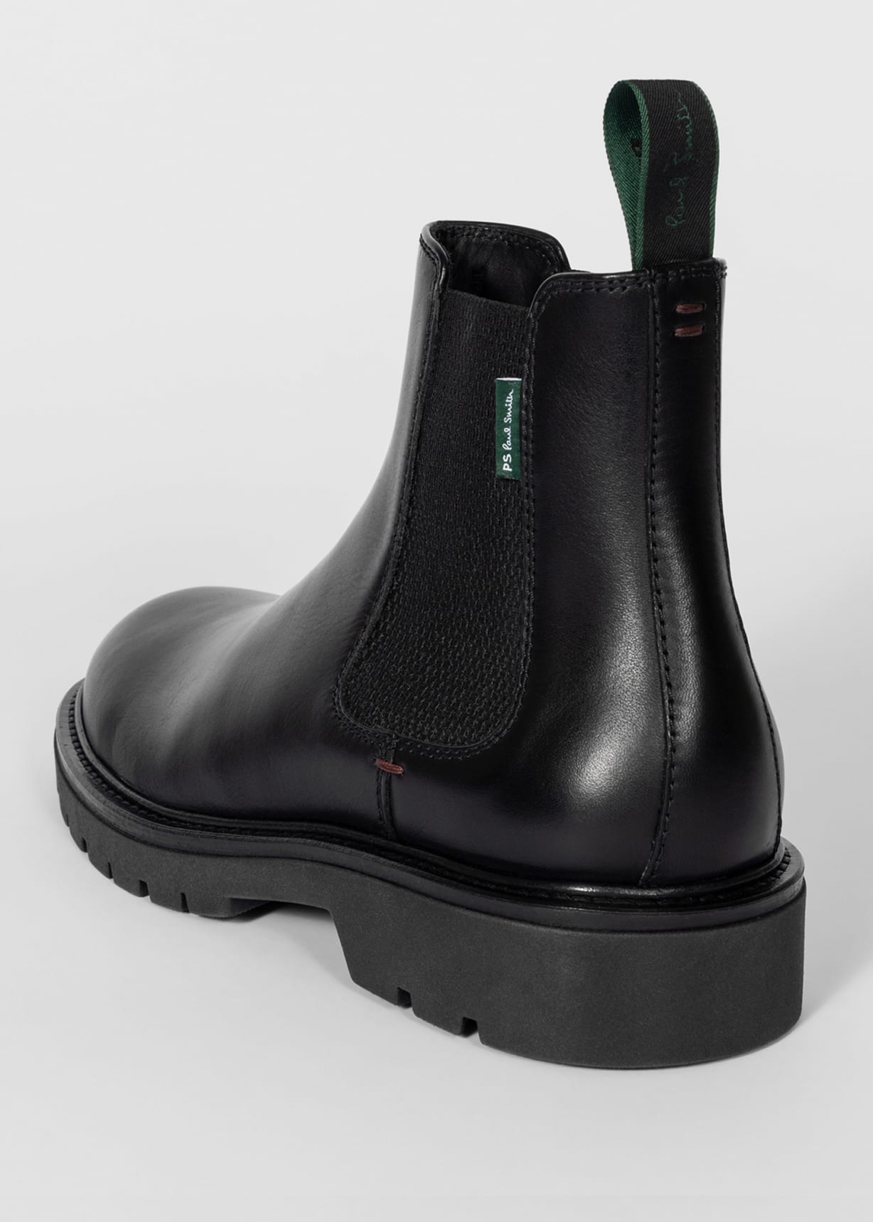 Men's Black Leather 'Xenon' Boots