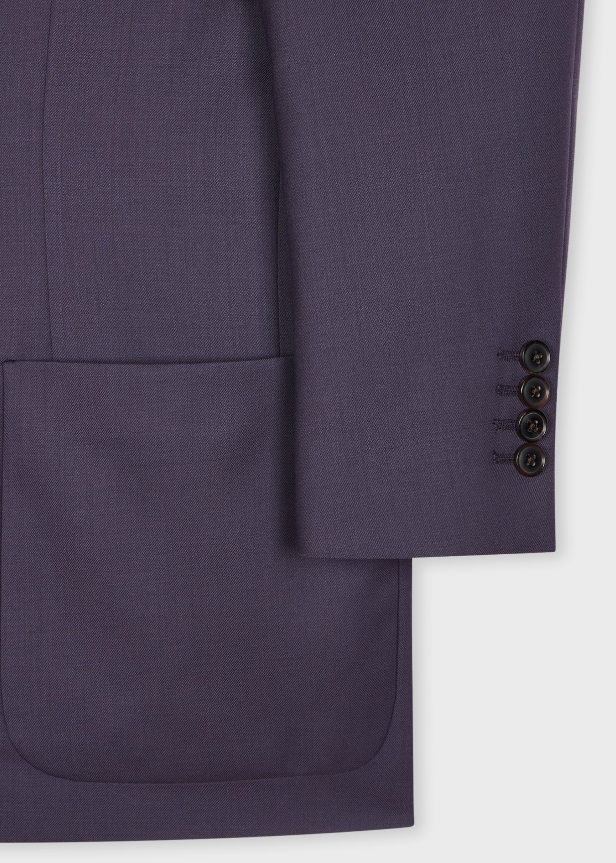 A Suit To Travel In - Slate Grey Wool Unlined Blazer