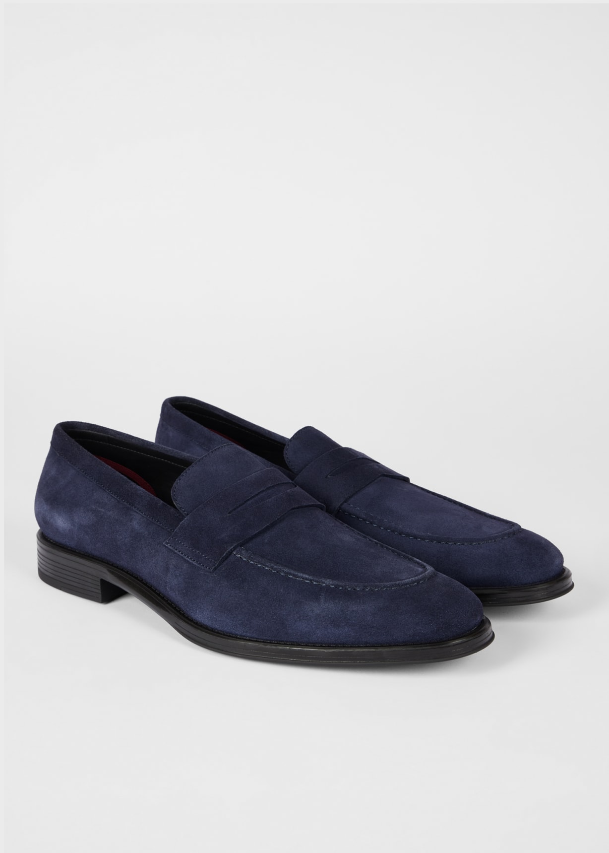Men's Navy Suede 'Pierce' Loafers