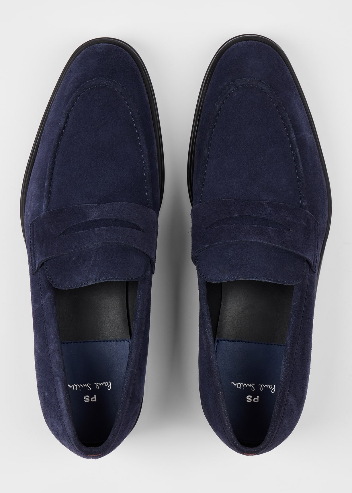 Men's Navy Suede 'Pierce' Loafers