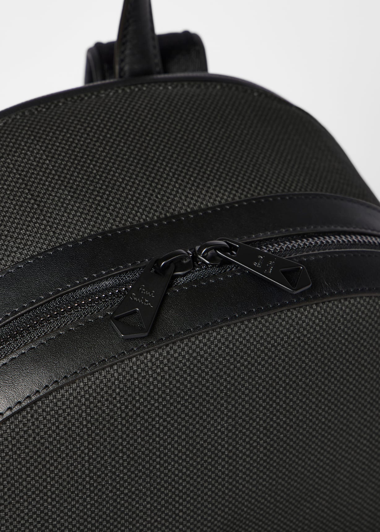 Coated Canvas 'Signature Stripe' Pocket Backpack