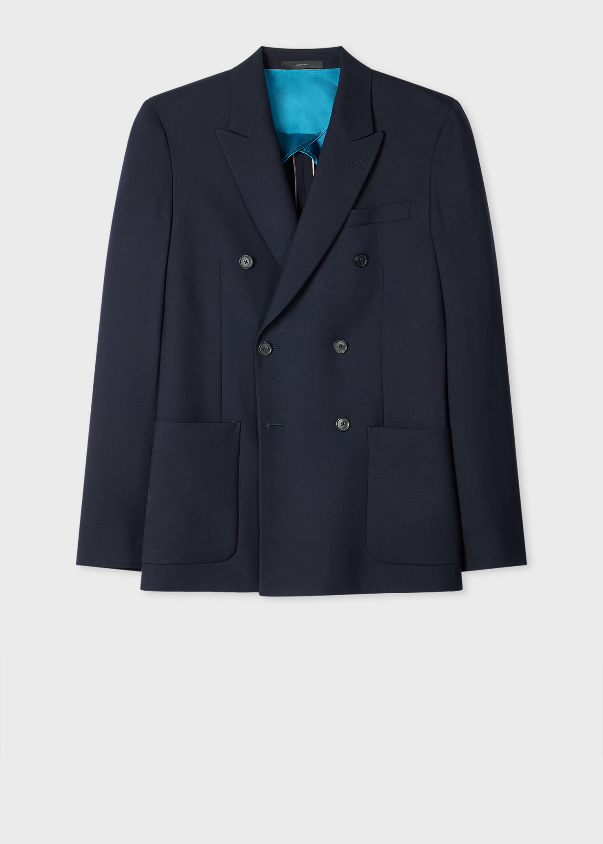 Paul Smith LONDON ダブルブレストスーツ 6つボタンネイビー メタル