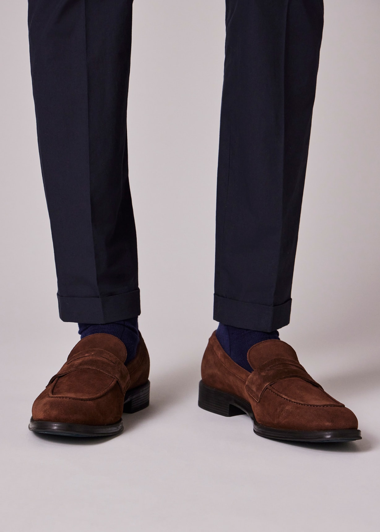 Men's Brown Suede 'Pierce' Loafers
