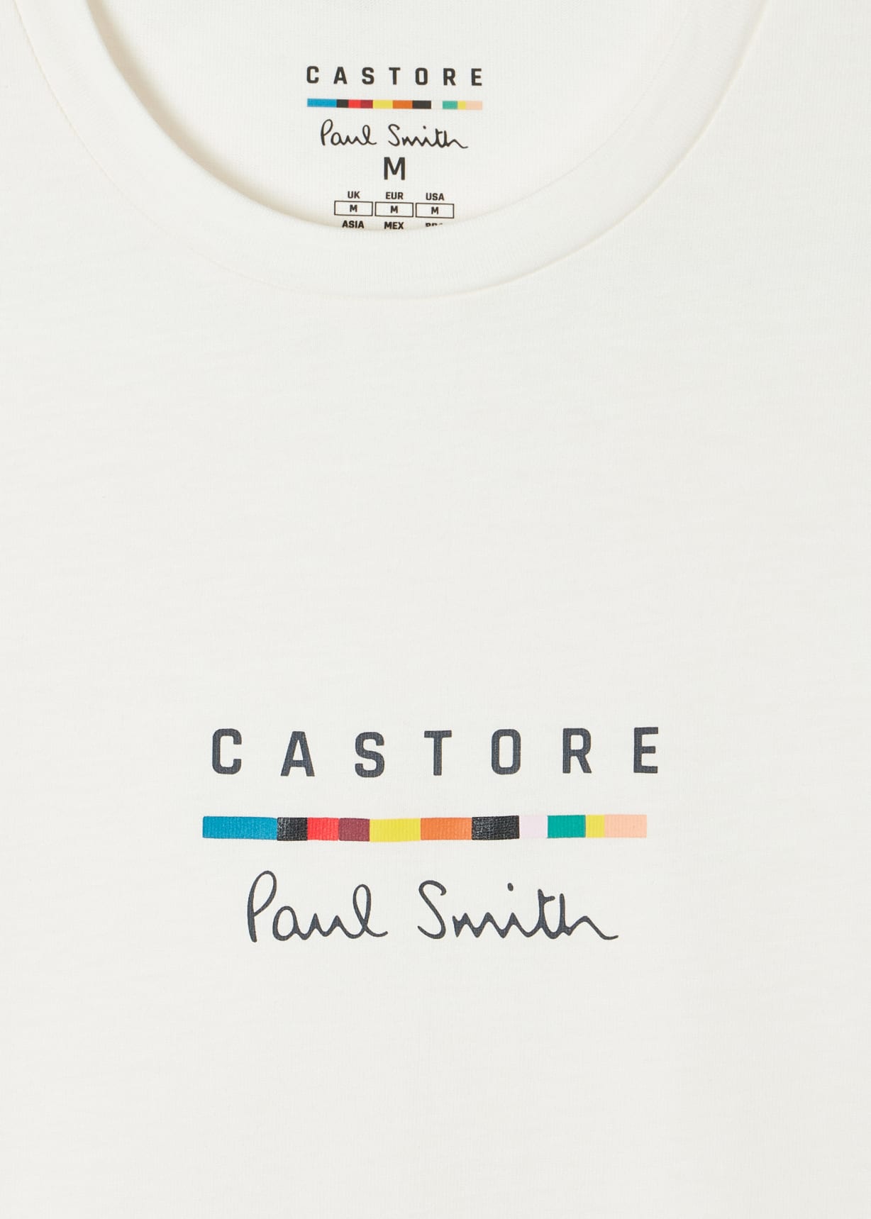Paul Smith + Castore - White Graphic T-Shirt