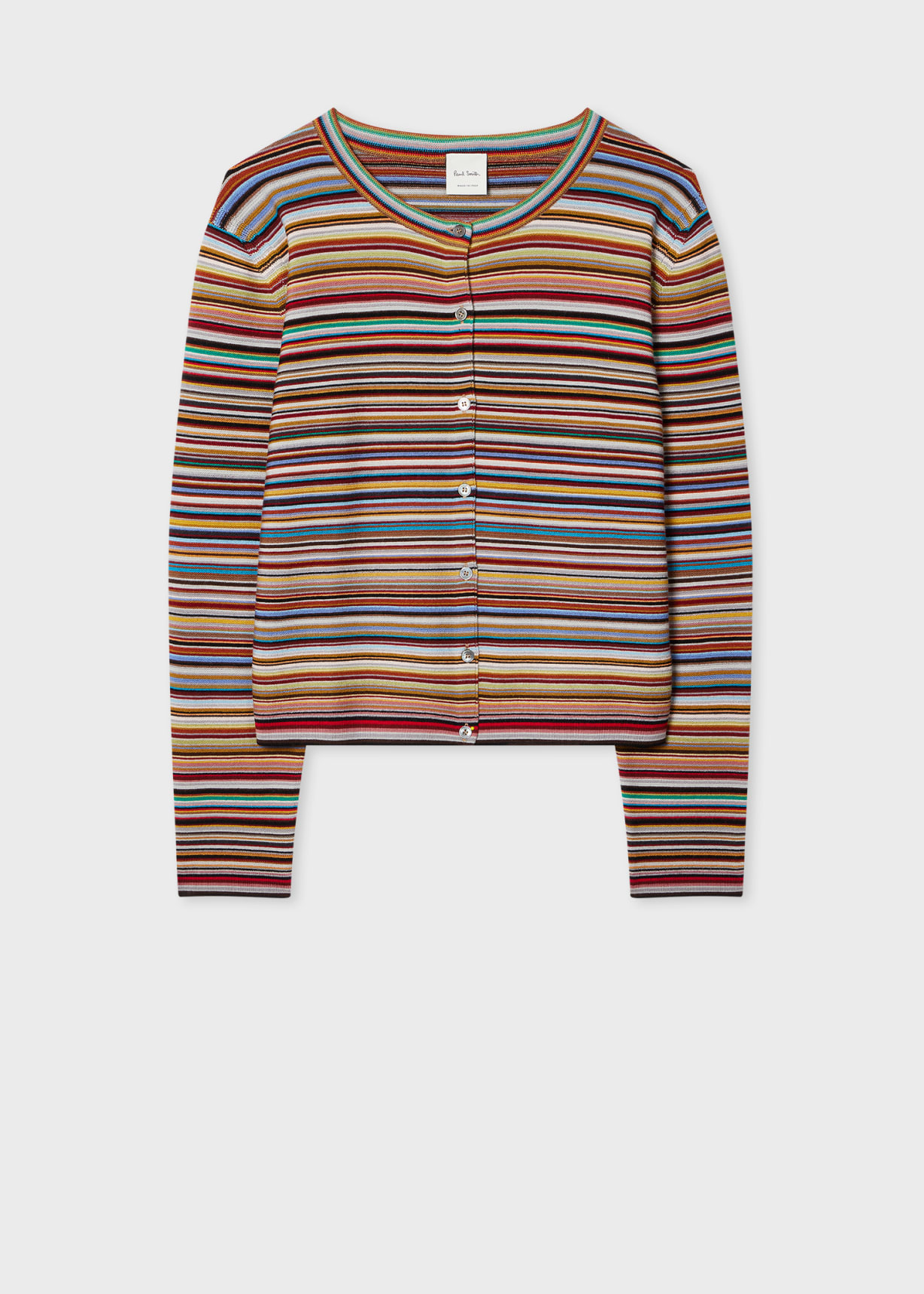 Women's 'Signature Stripe' Knitted Cardigan