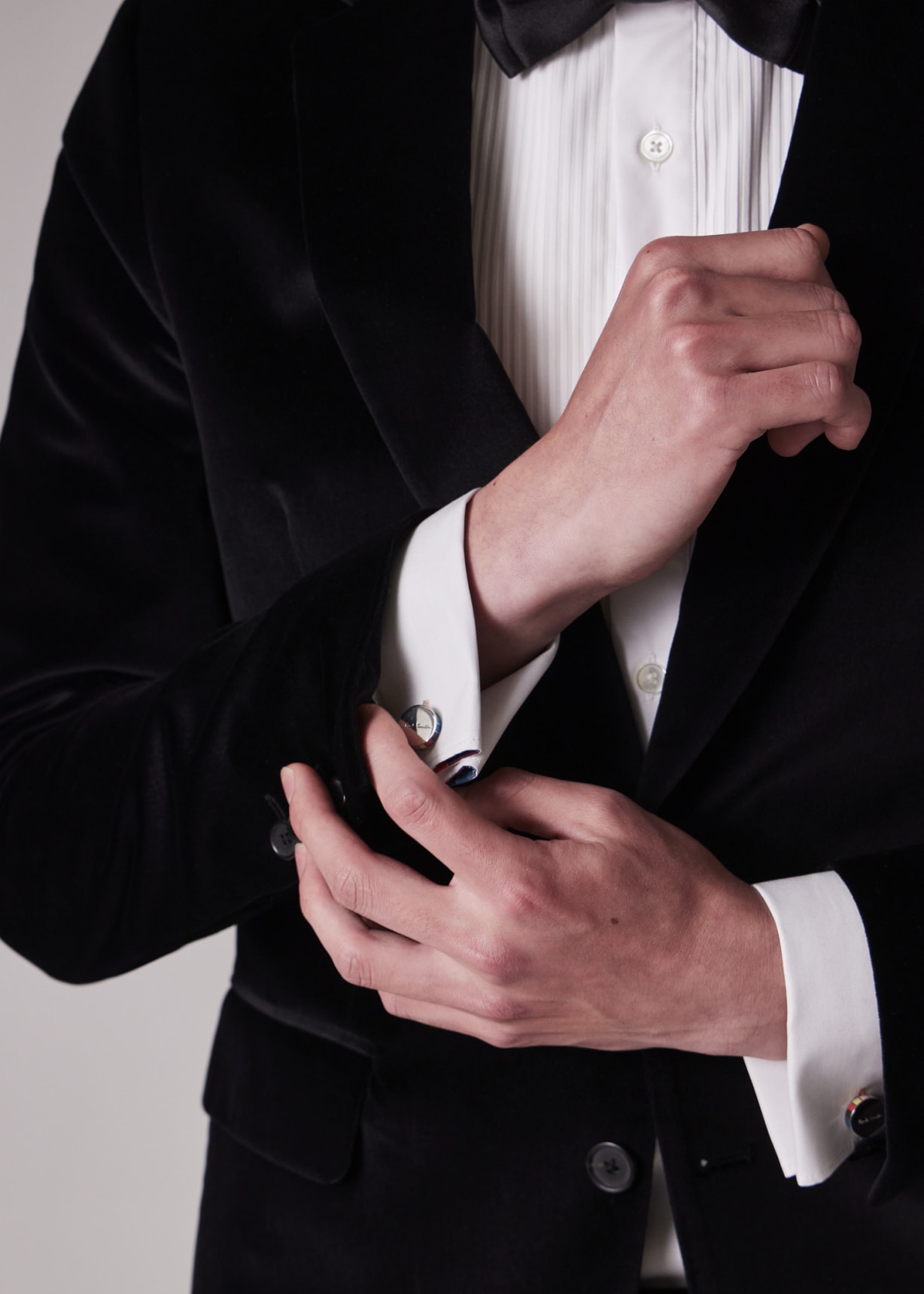 The Soho - Tailored-Fit Black Velvet Blazer