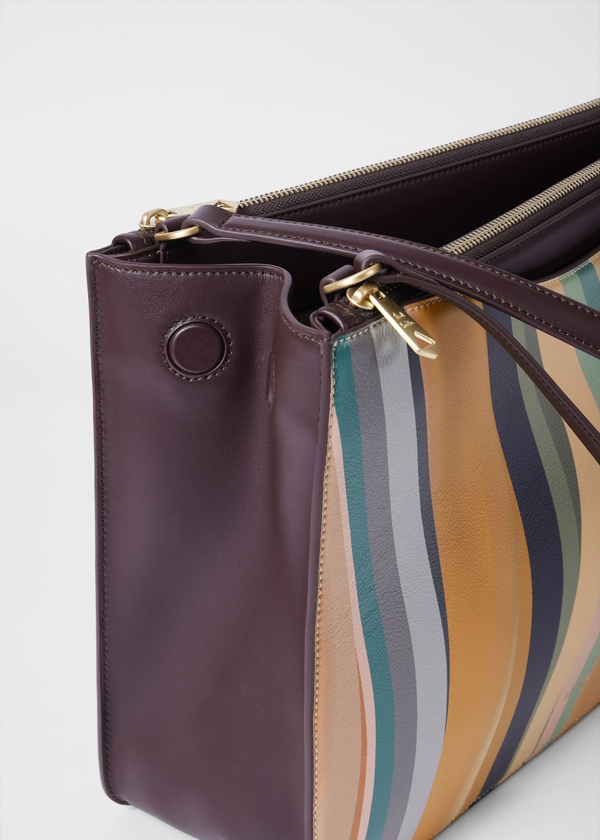 Women's Multicolour Calf Leather Shoulder Bag