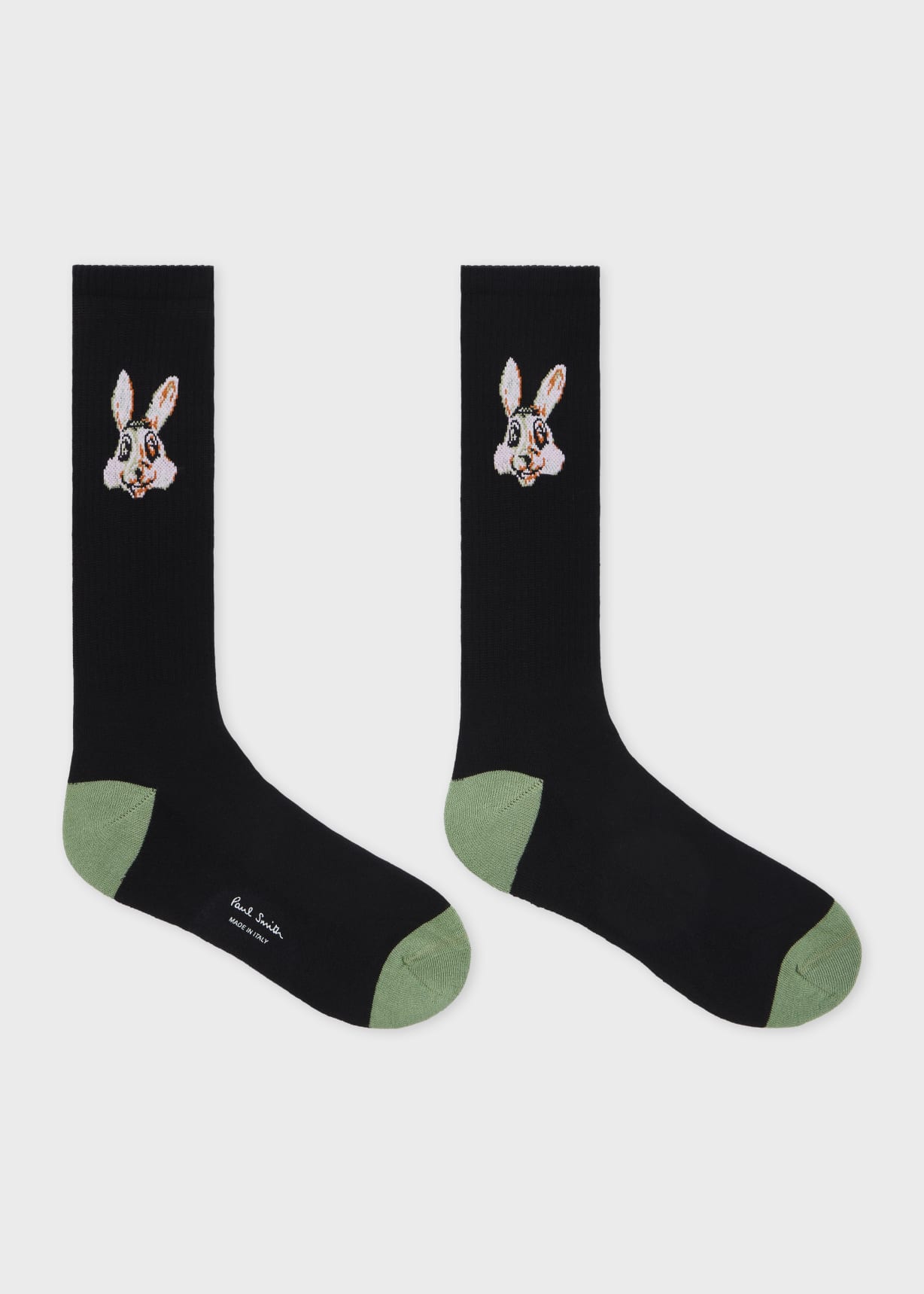 Men's Black 'Lamine Bunny' Socks
