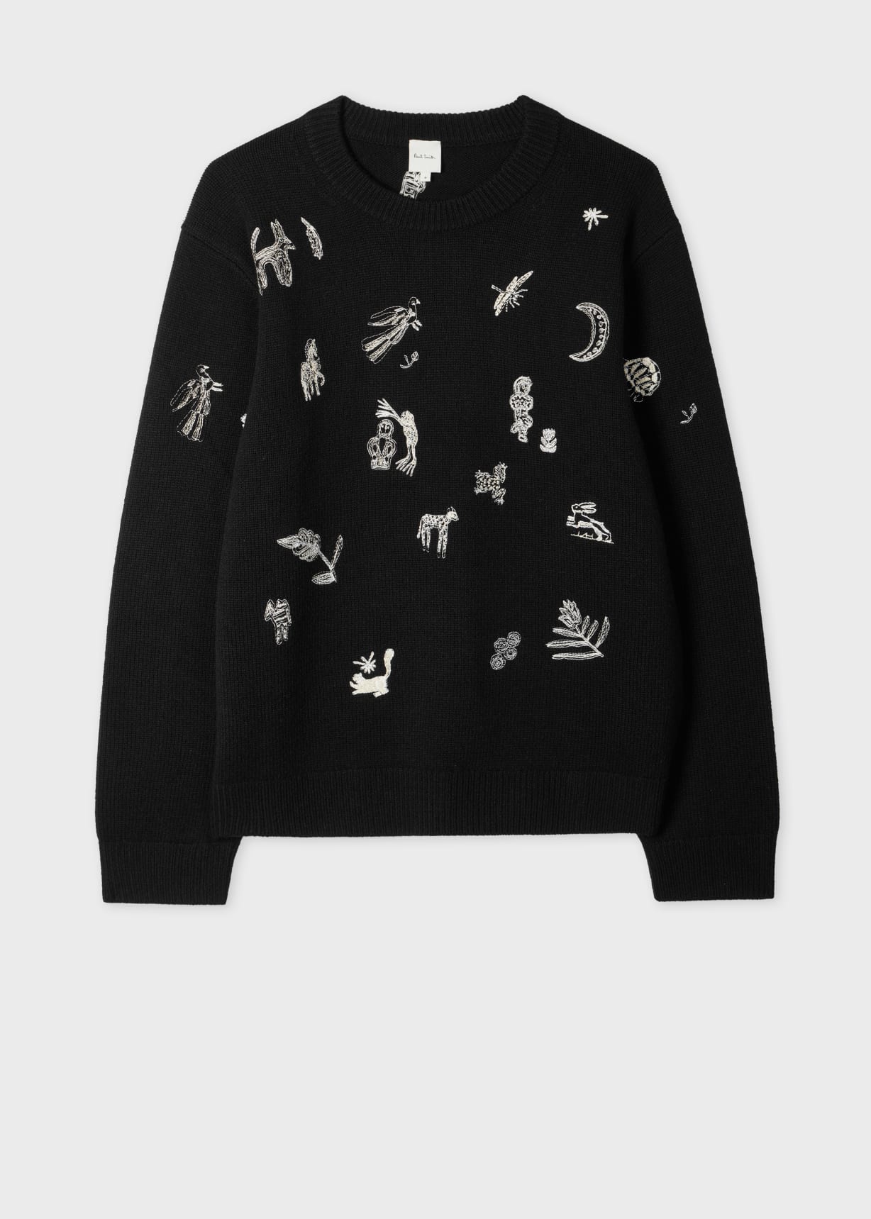 Merino Wool 'Little Beasts' Sweater Paul Smith
