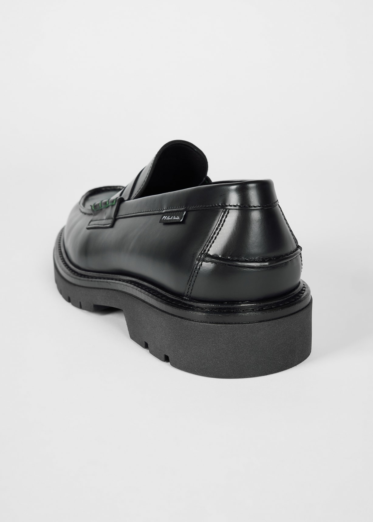 Men's Black Leather 'Bolzano' Loafers