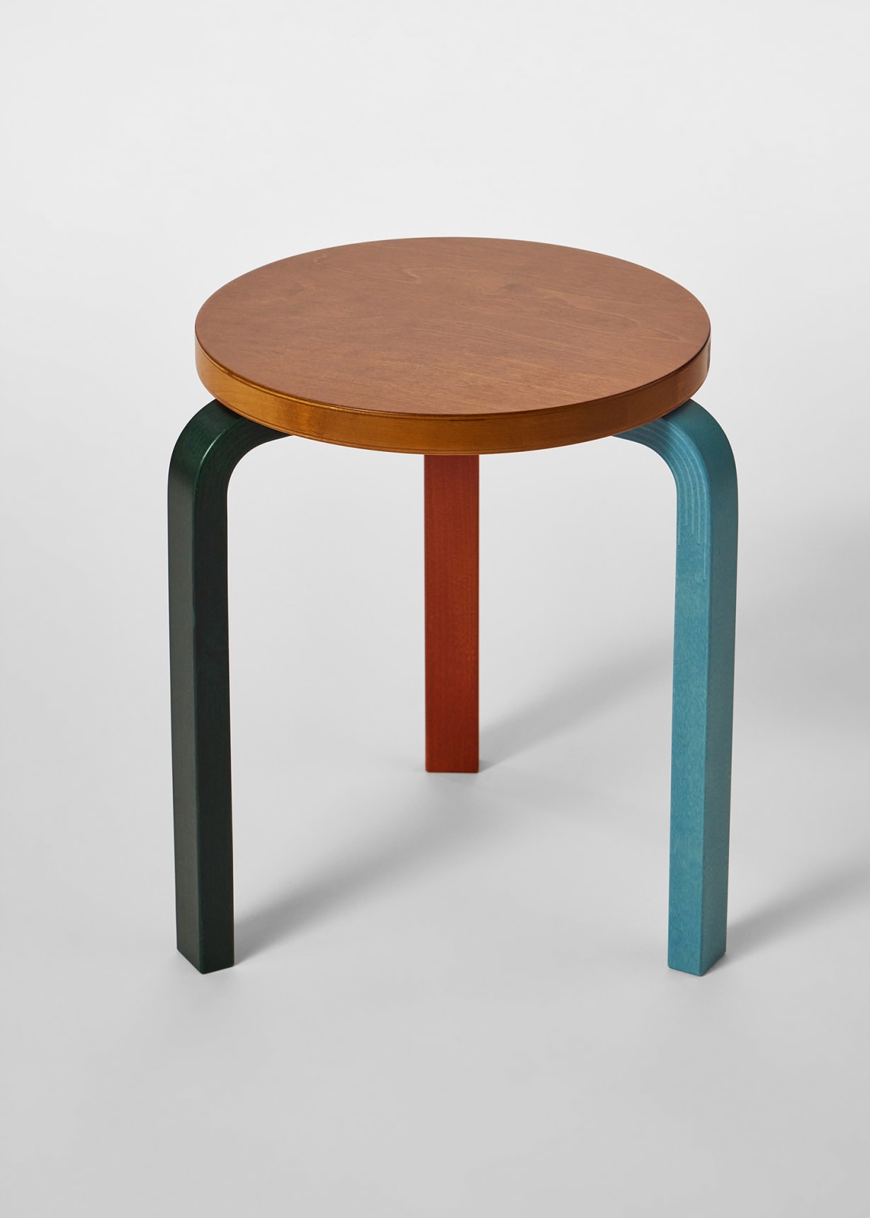 【新品】artek × Paul Smith Stool60 Artek Reimagined by Paul Smith - Aalto Four Colour-Stained Stool