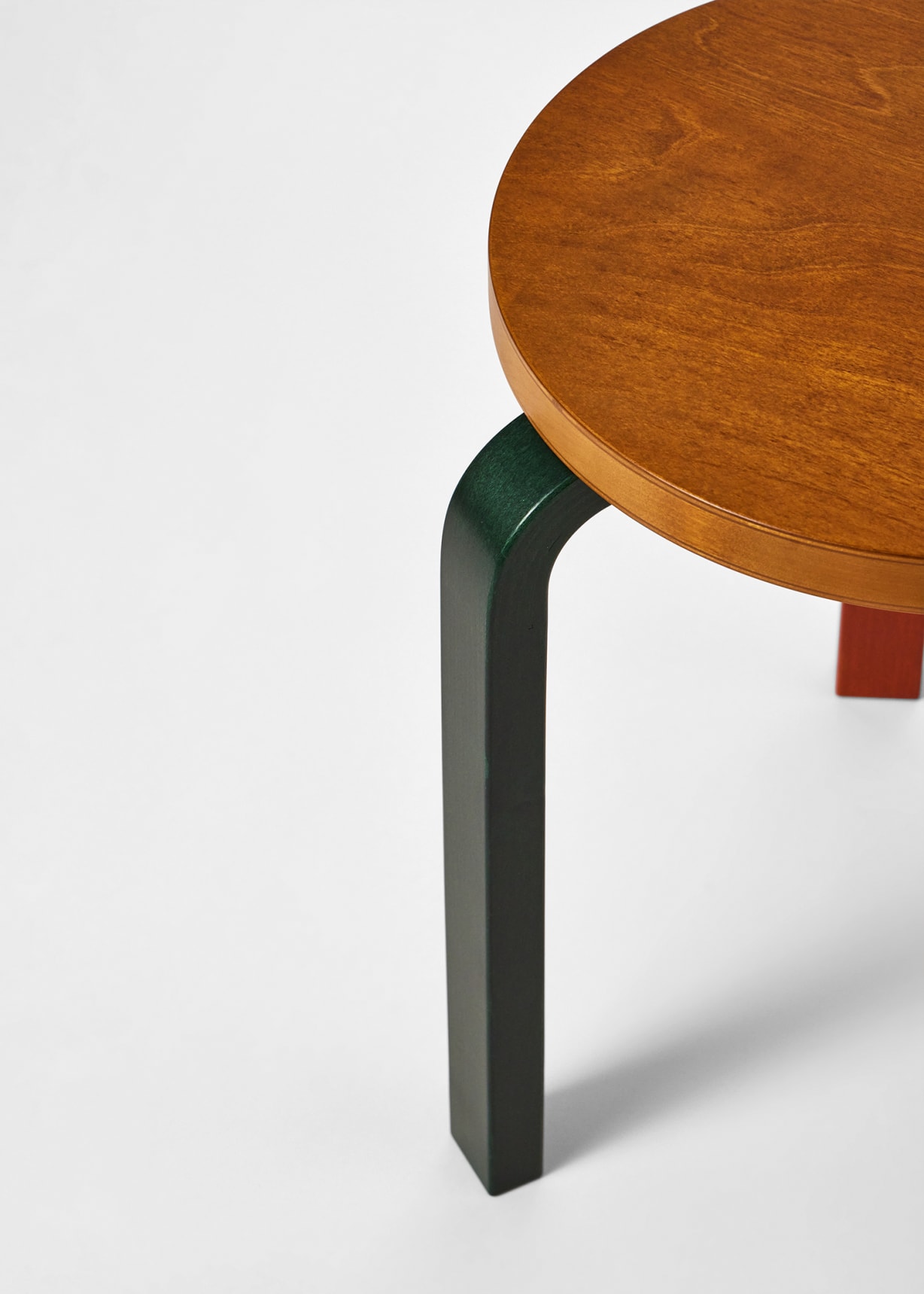 Artek Reimagined by Paul Smith - Aalto Four Colour-Stained Stool