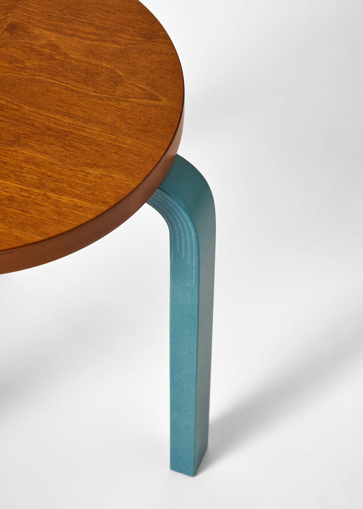 Artek Reimagined by Paul Smith - Aalto Four Colour-Stained Stool
