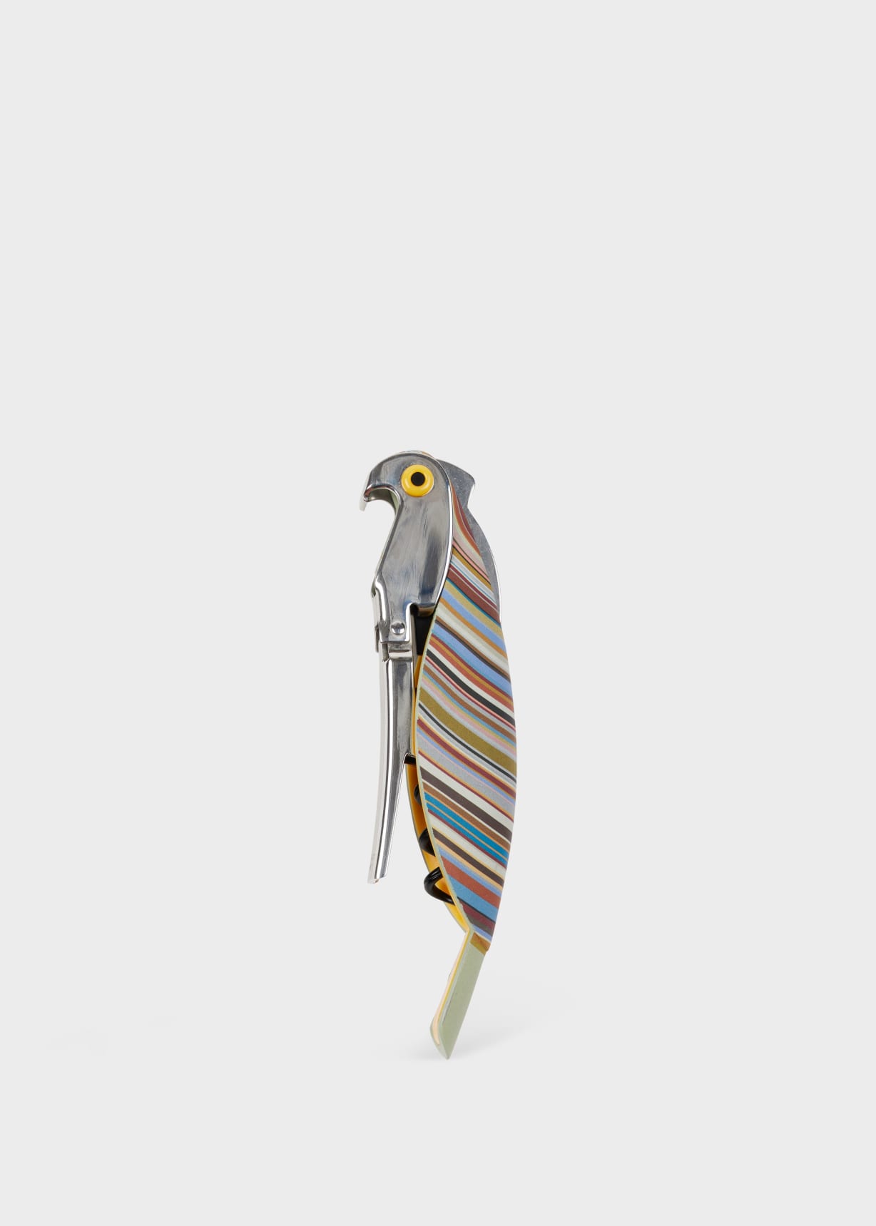 Alessi x Paul Smith - 'Signature Stripe' Parrot Sommelier Corkscrew