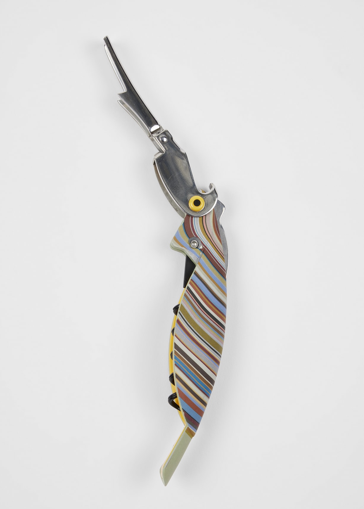 Alessi x Paul Smith - 'Signature Stripe' Parrot Sommelier Corkscrew