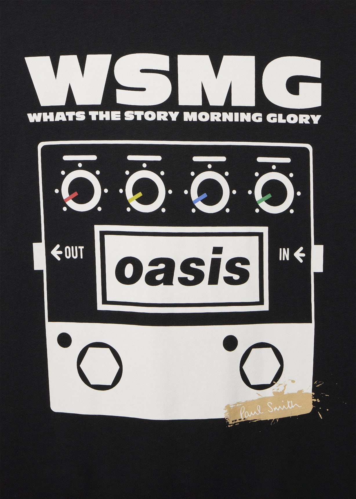 Paul Smith x Oasis - Black WSMG Print T-Shirt