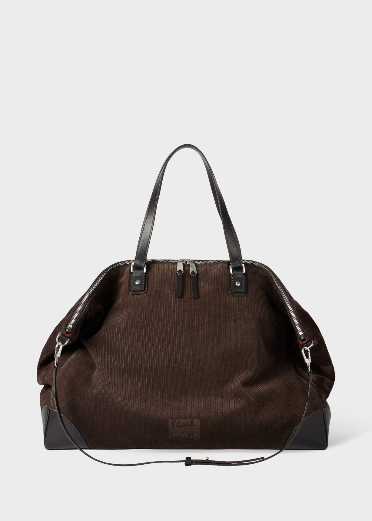 Men's Brown Suede Duffle Holdall