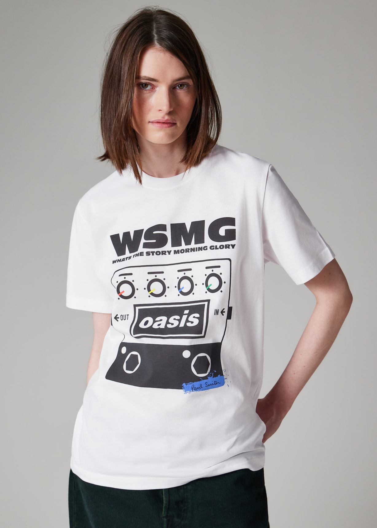 Paul Smith x Oasis - White WSMG Print T-Shirt