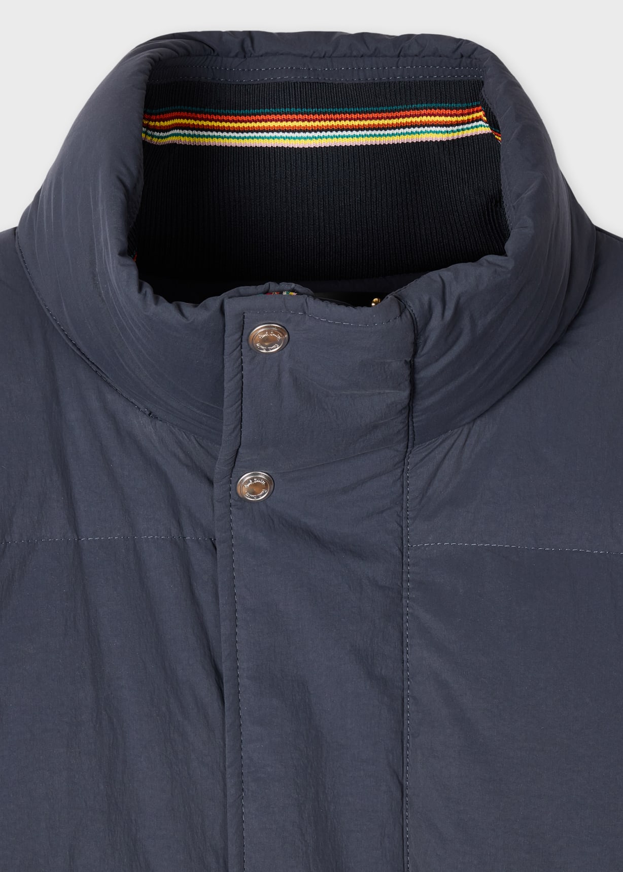 Men's Navy Long Padded Parka
