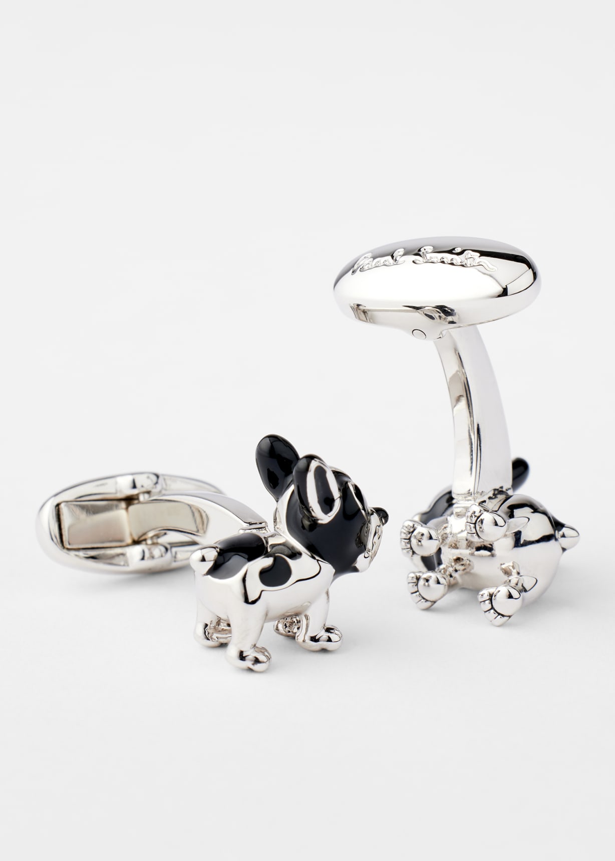 Men's Black 'Dog' Cufflinks