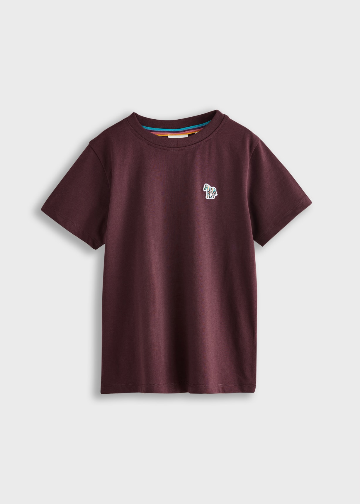 3-13 Years Maroon, White & Blue Zebra T-Shirts 3 Pack