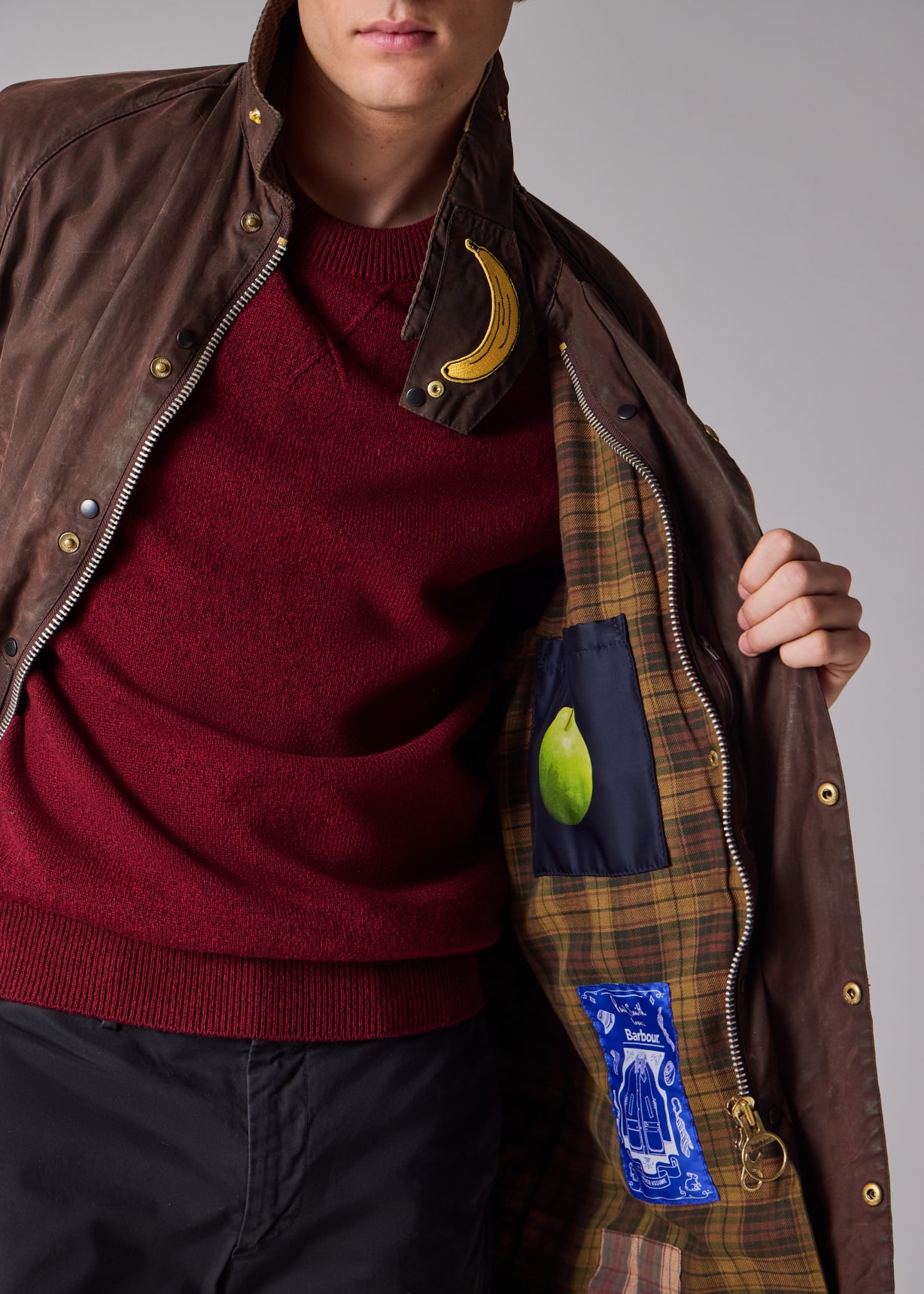 Paul Smith loves Barbour - Re-Loved Brown Waxed Jacket