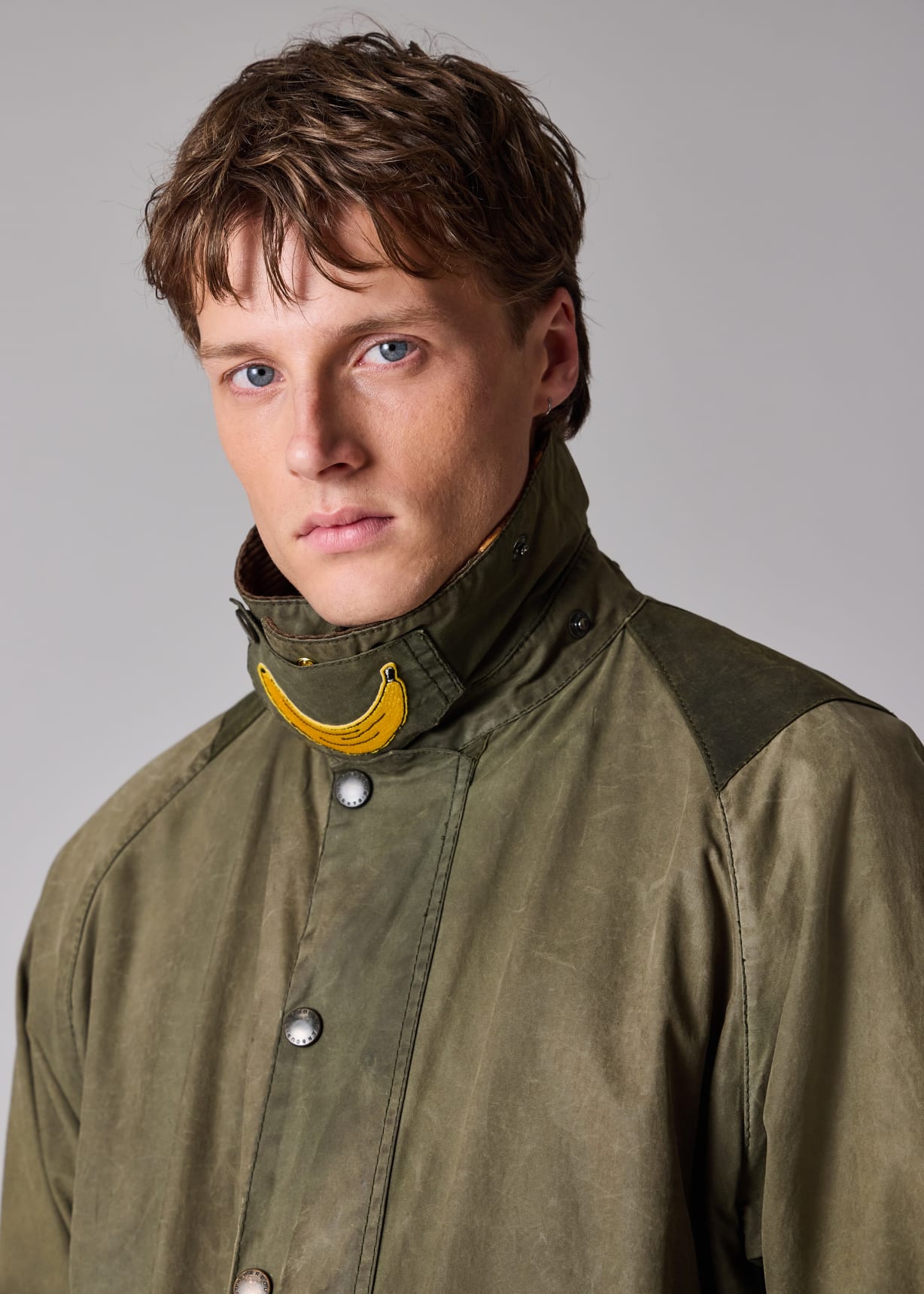 Paul Smith loves Barbour - Re-Loved Green Waxed Jacket
