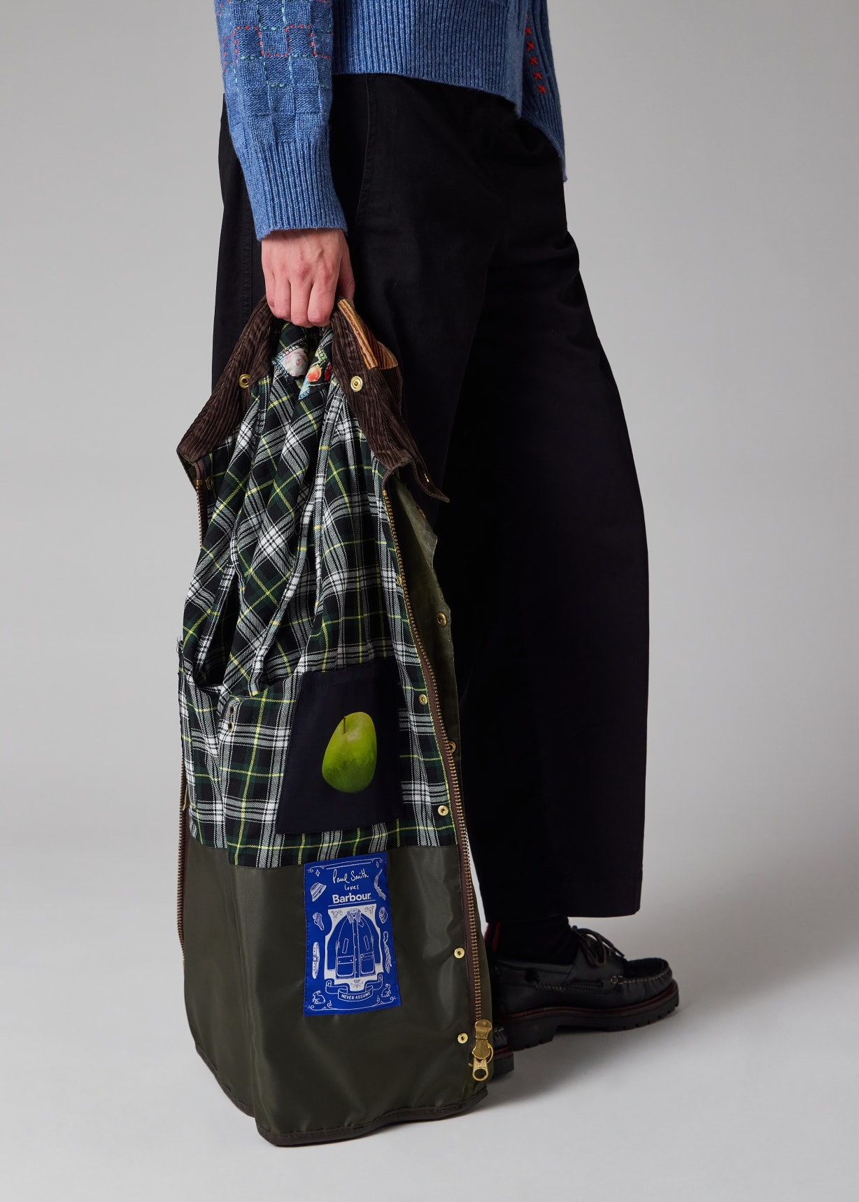 Paul Smith loves Barbour - Re-Loved Green Waxed Jacket