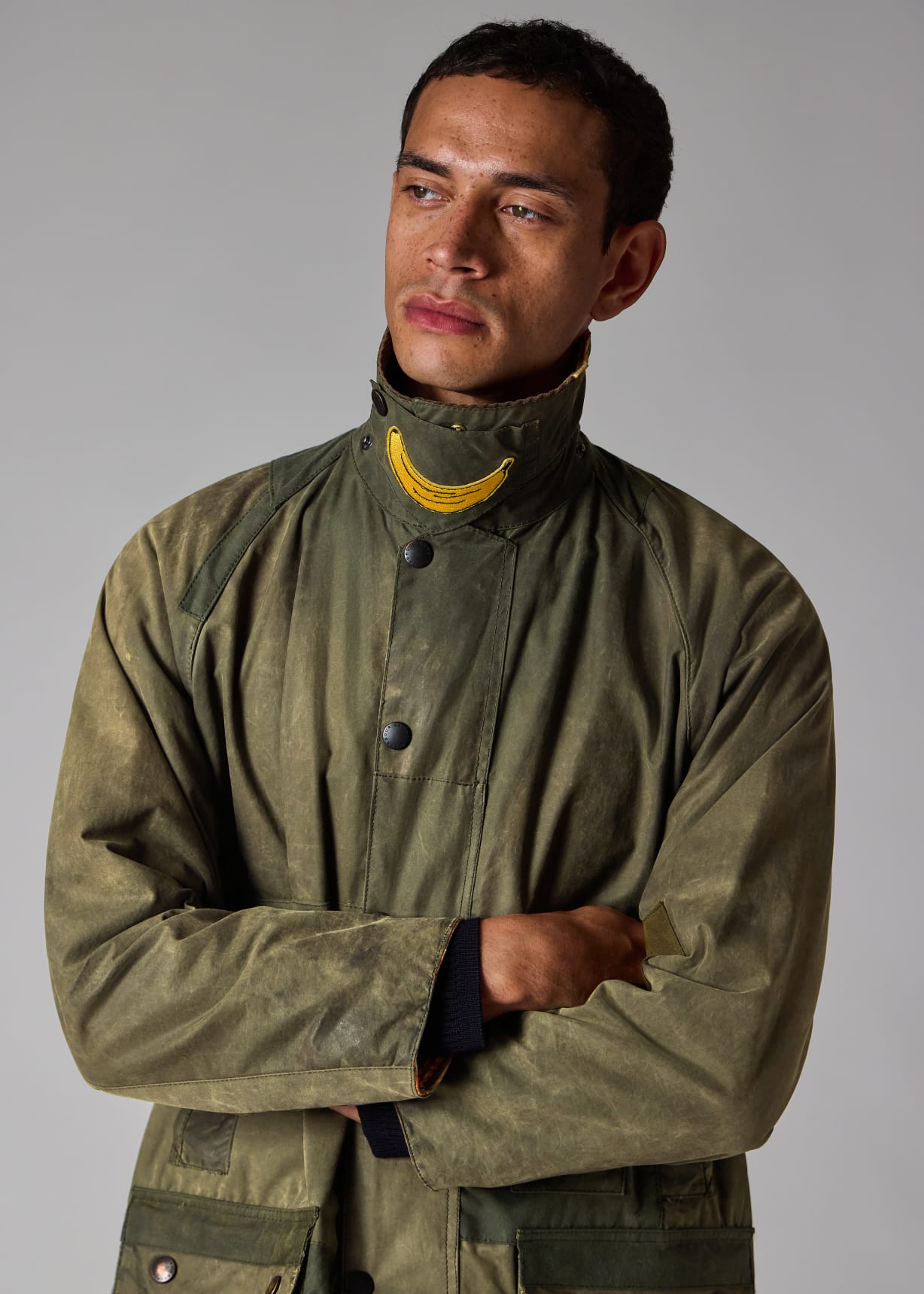 Paul Smith Loves Barbour - Re-Loved Green Beaufort Waxed Jacket