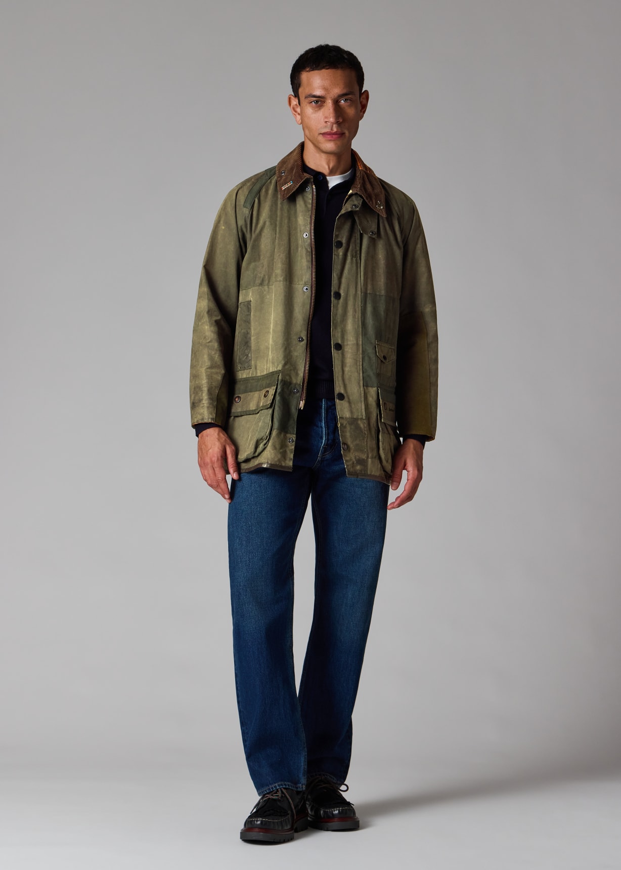 Paul Smith Loves Barbour - Re-Loved Green Beaufort Waxed Jacket