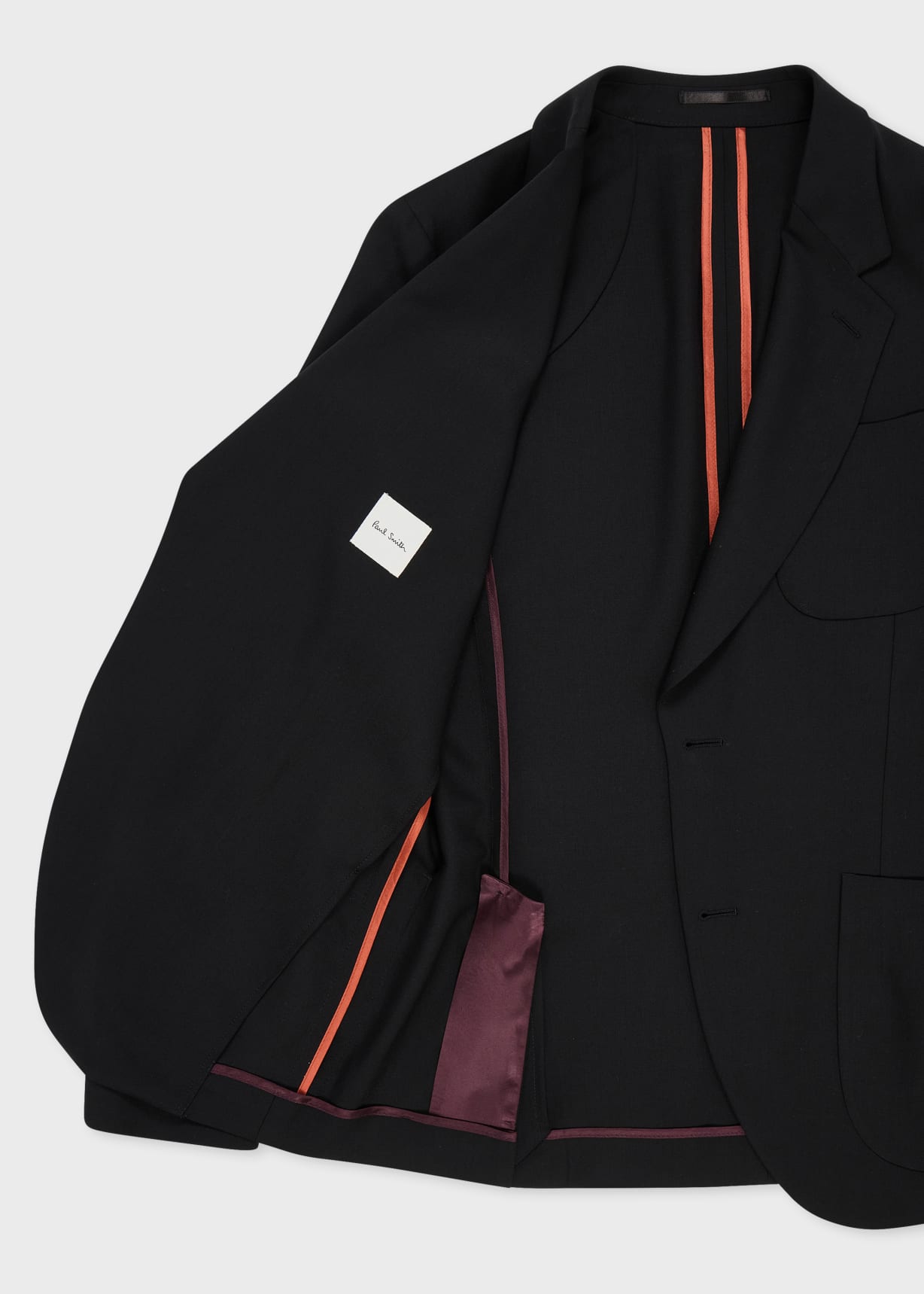 A Suit To Travel In - Black Wool Patch-Pocket Blazer