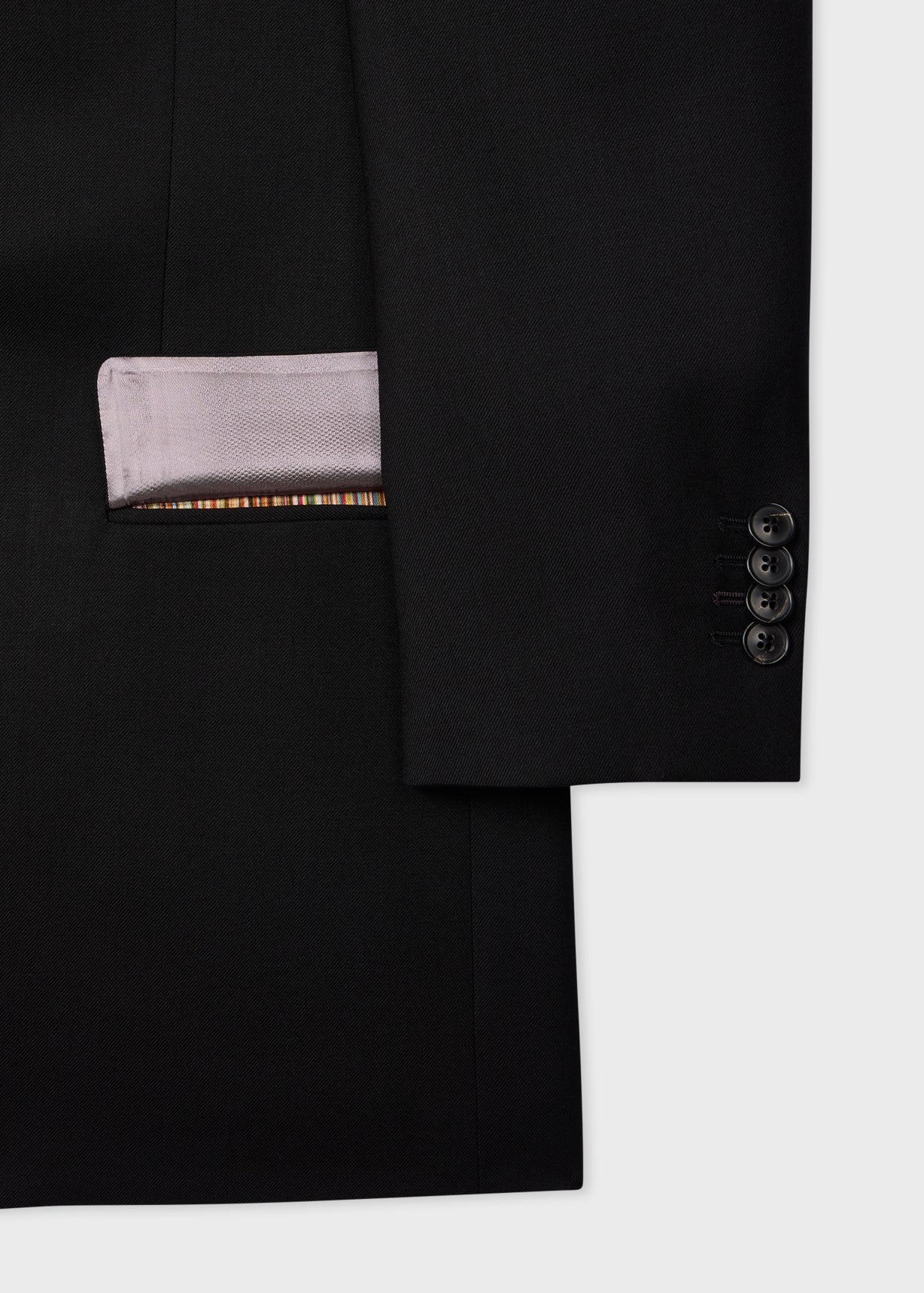 The Soho - Tailored-Fit Black Wool 'A Suit To Travel In' Blazer