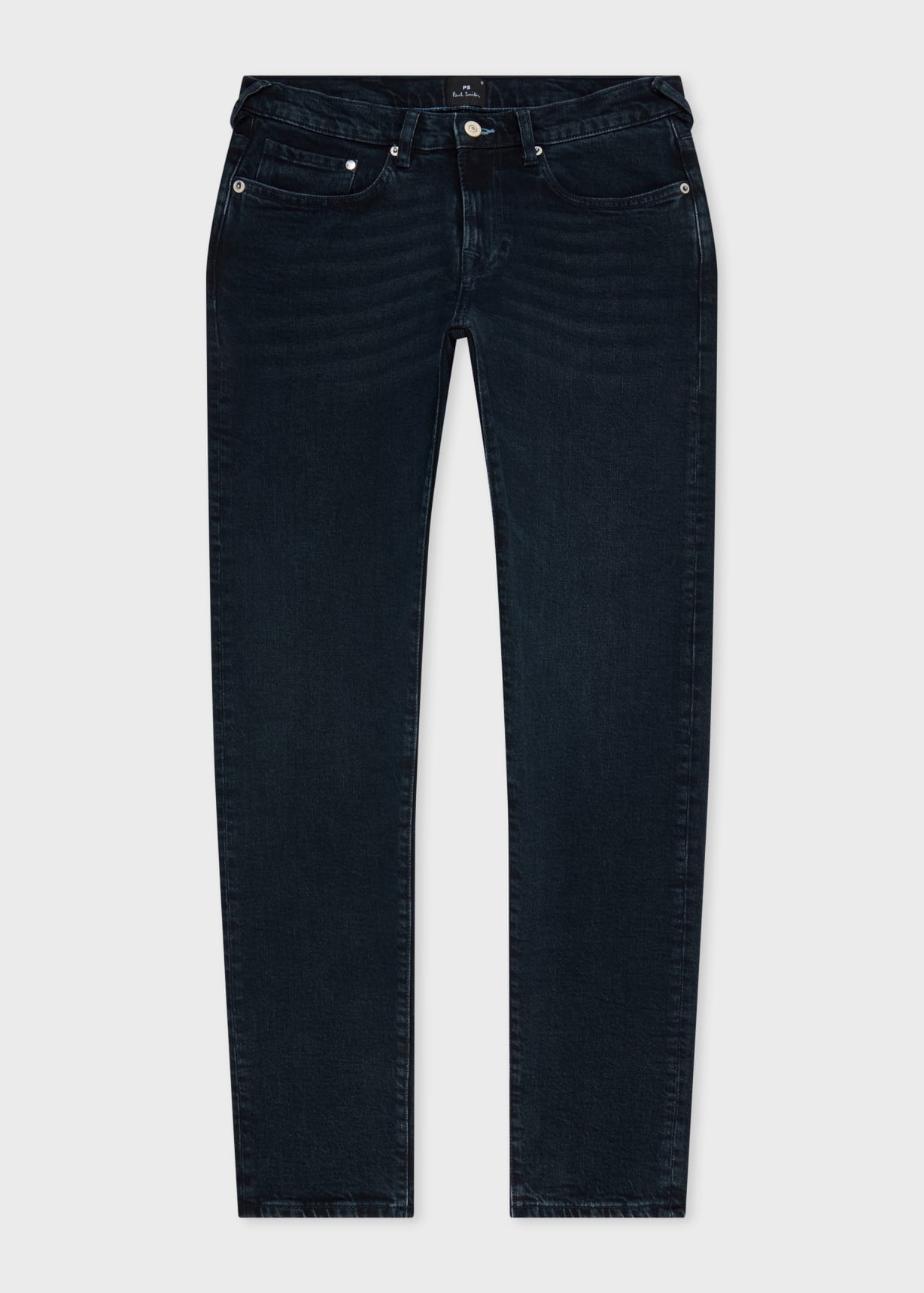 Men's Tapered-Fit Dark-Wash 'Blue Black Stretch' Jeans