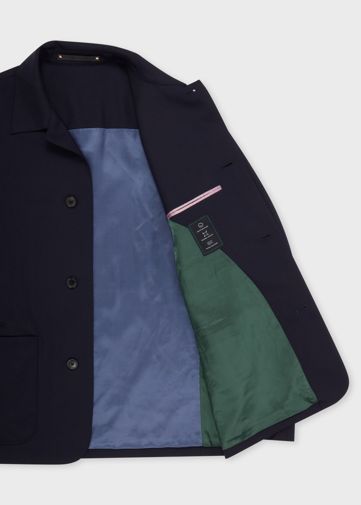 Men's Navy Wool 'A Suit To Travel In' Work Jacket