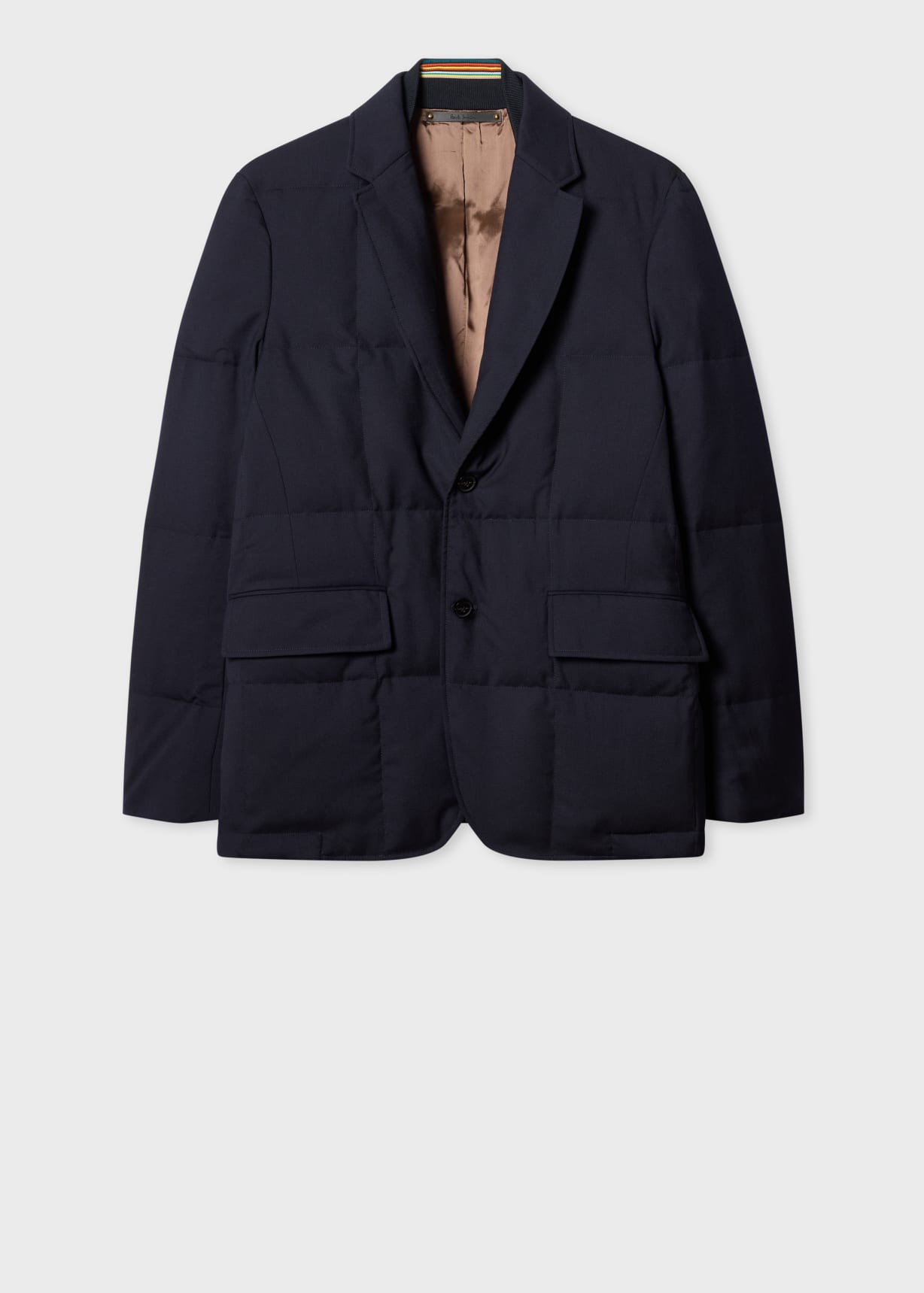 Men's Navy Blue Quilted ' A Suit To Travel In' Blazer