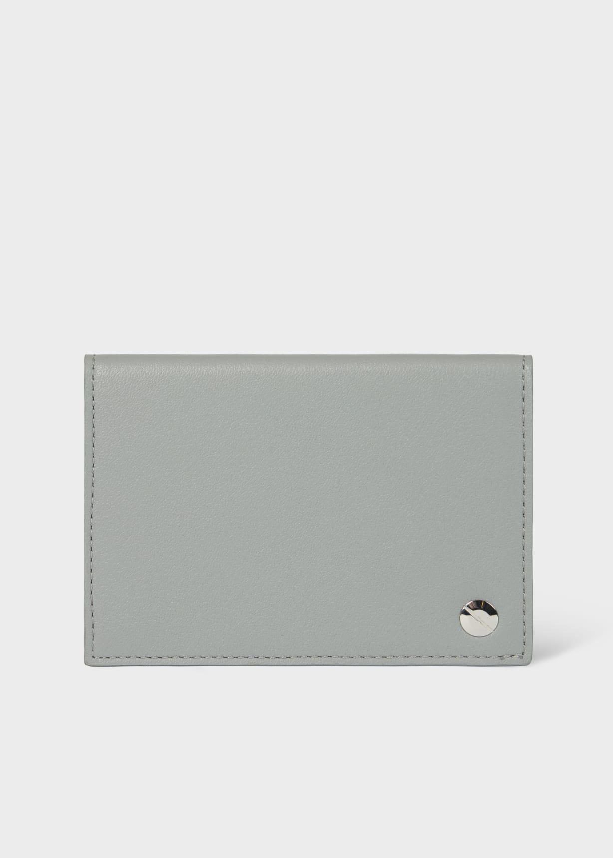 Grey Leather 'Sardines' Card Holder