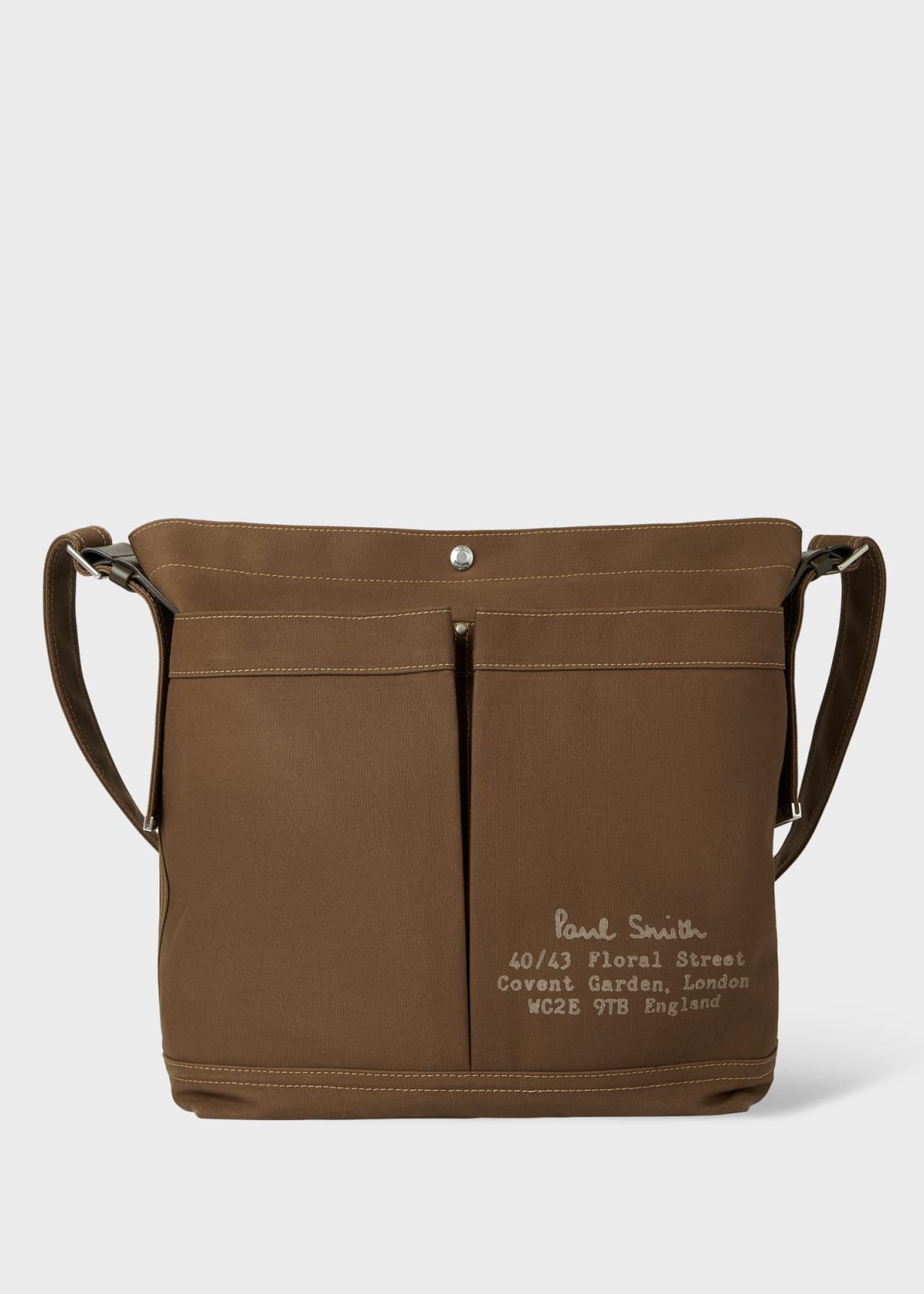 Khaki TekWax® Cotton Adjustable Tote Bag