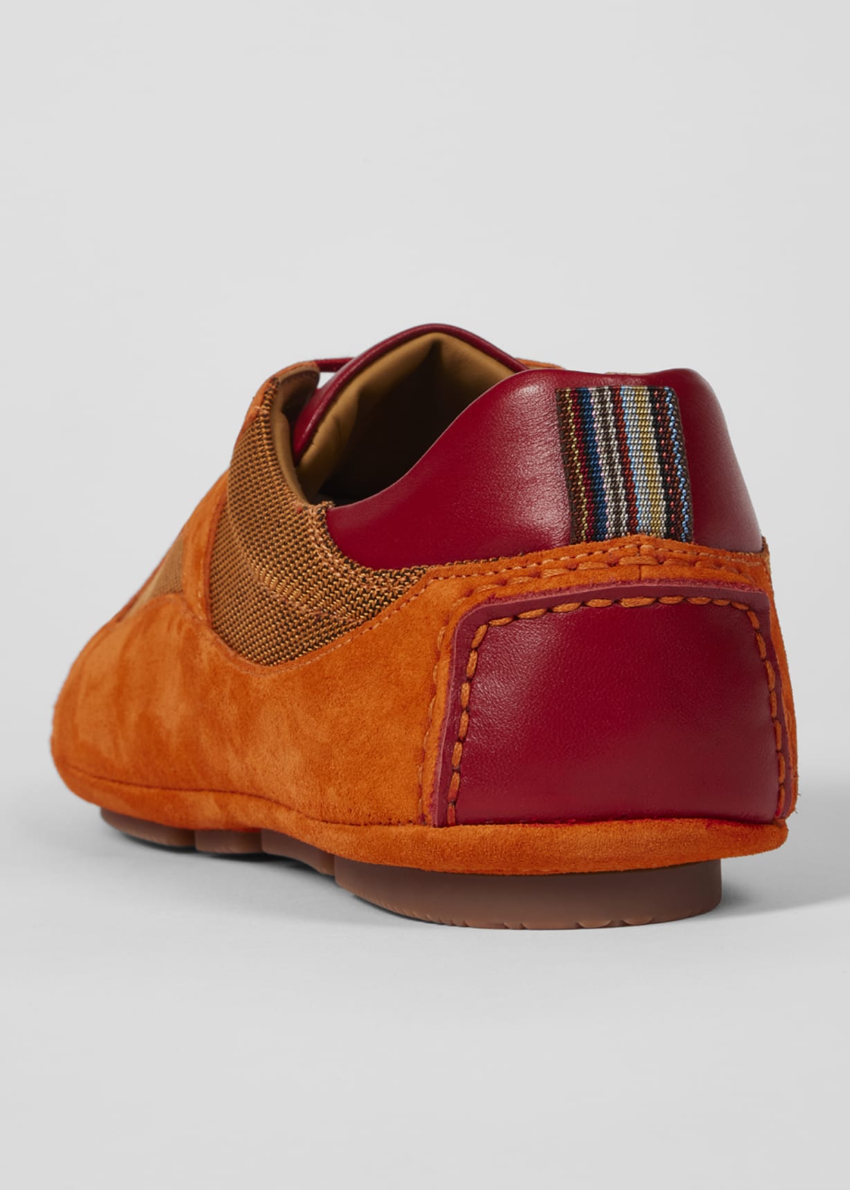 Paul Smith レザーシューズ オレンジ Men's Orange 'Marini' Trainers