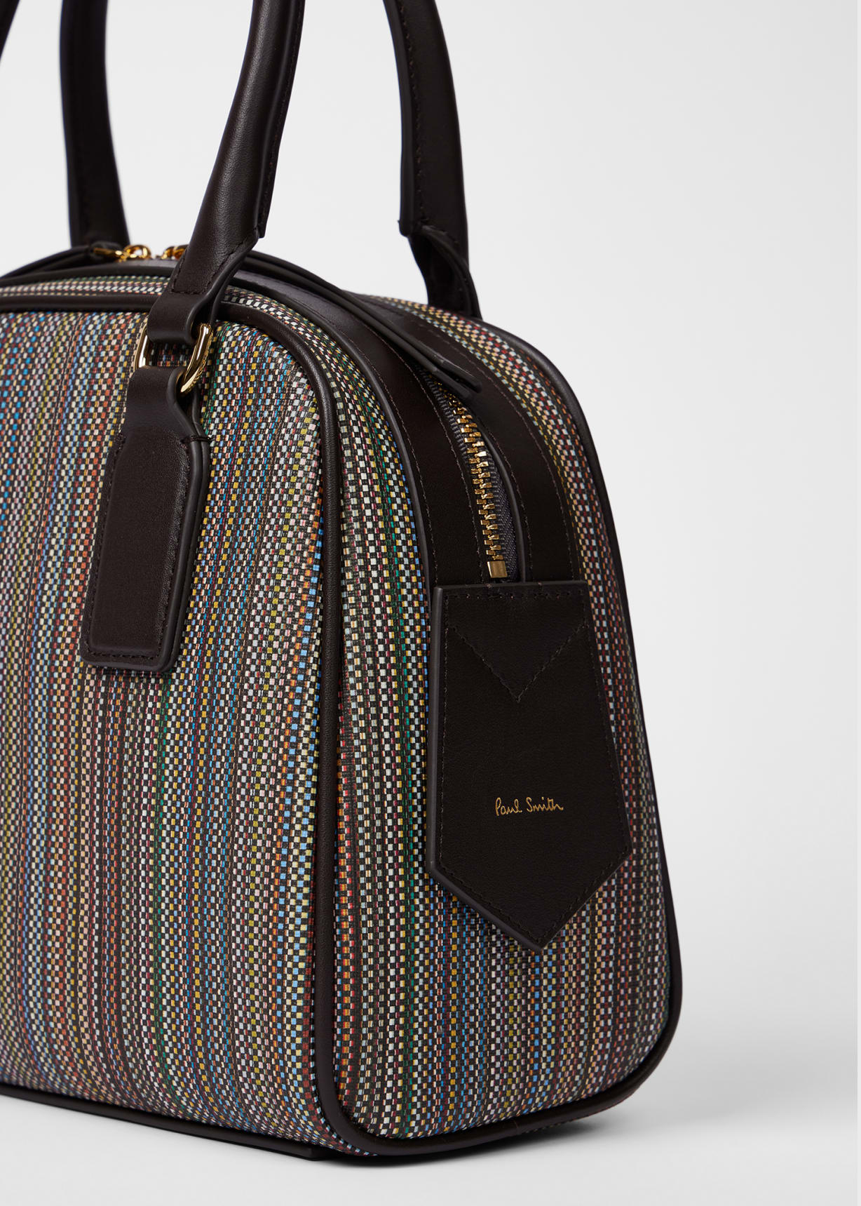 Women's Top Handle 'Signature Stripe' Bag Paul Smith