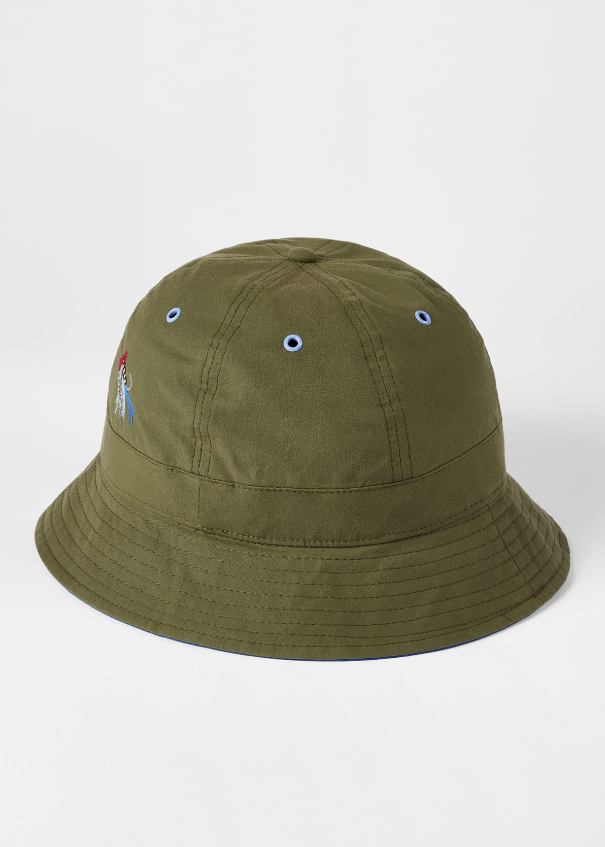 Paul Smith loves Barbour - Khaki Bucket Hat