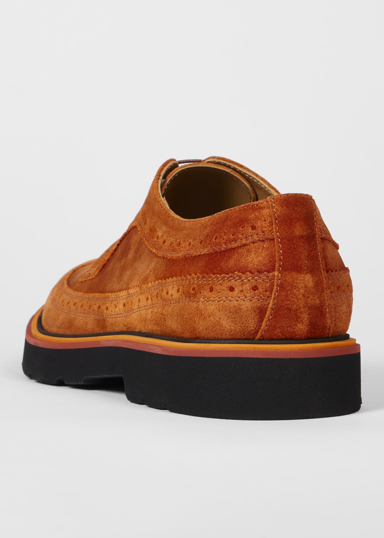 Brogues Homme Orange Rouille 'Count'