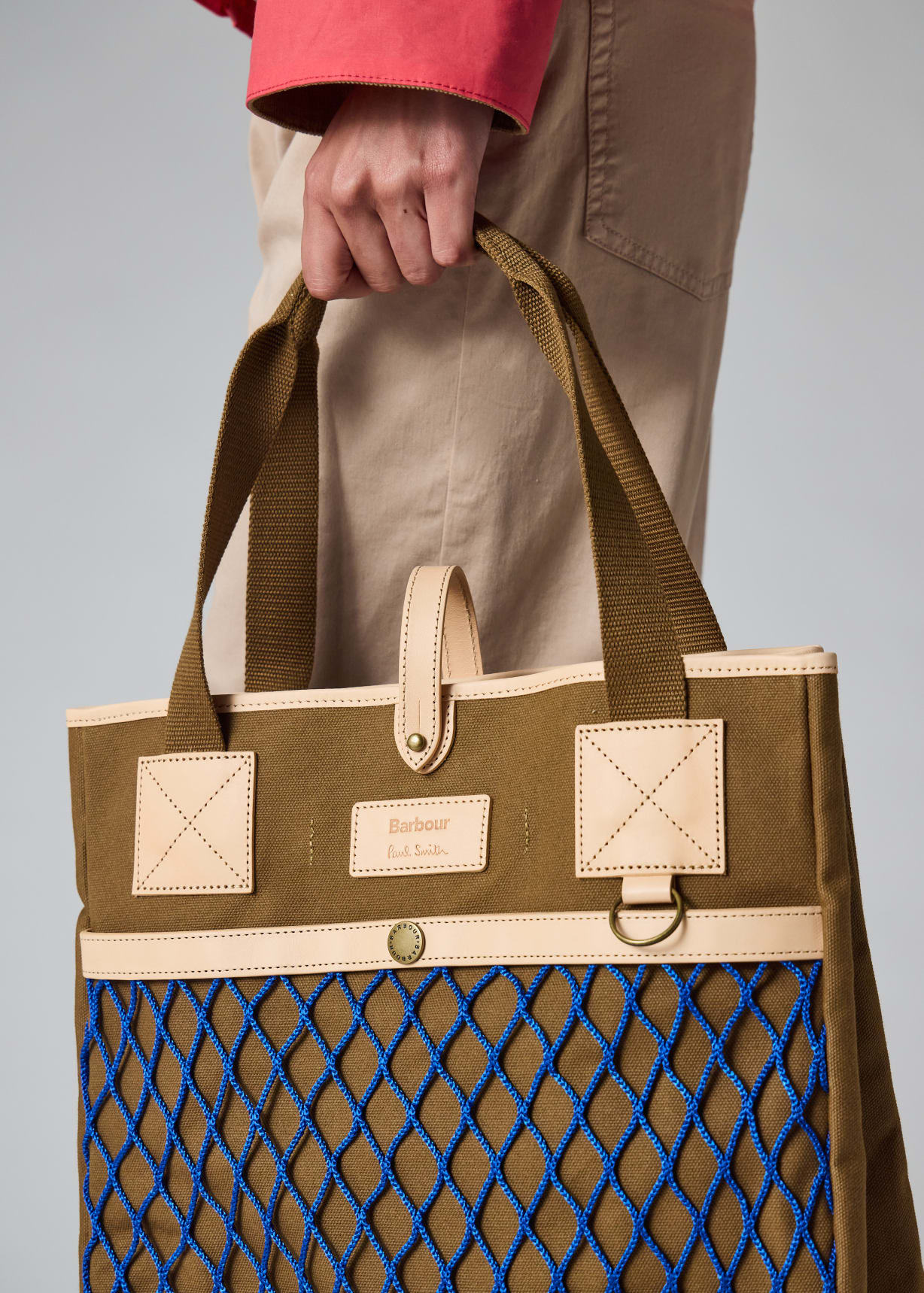 Paul Smith x Barbour トートバッグ カーキ Paul Smith loves Barbour - Tote Bag
