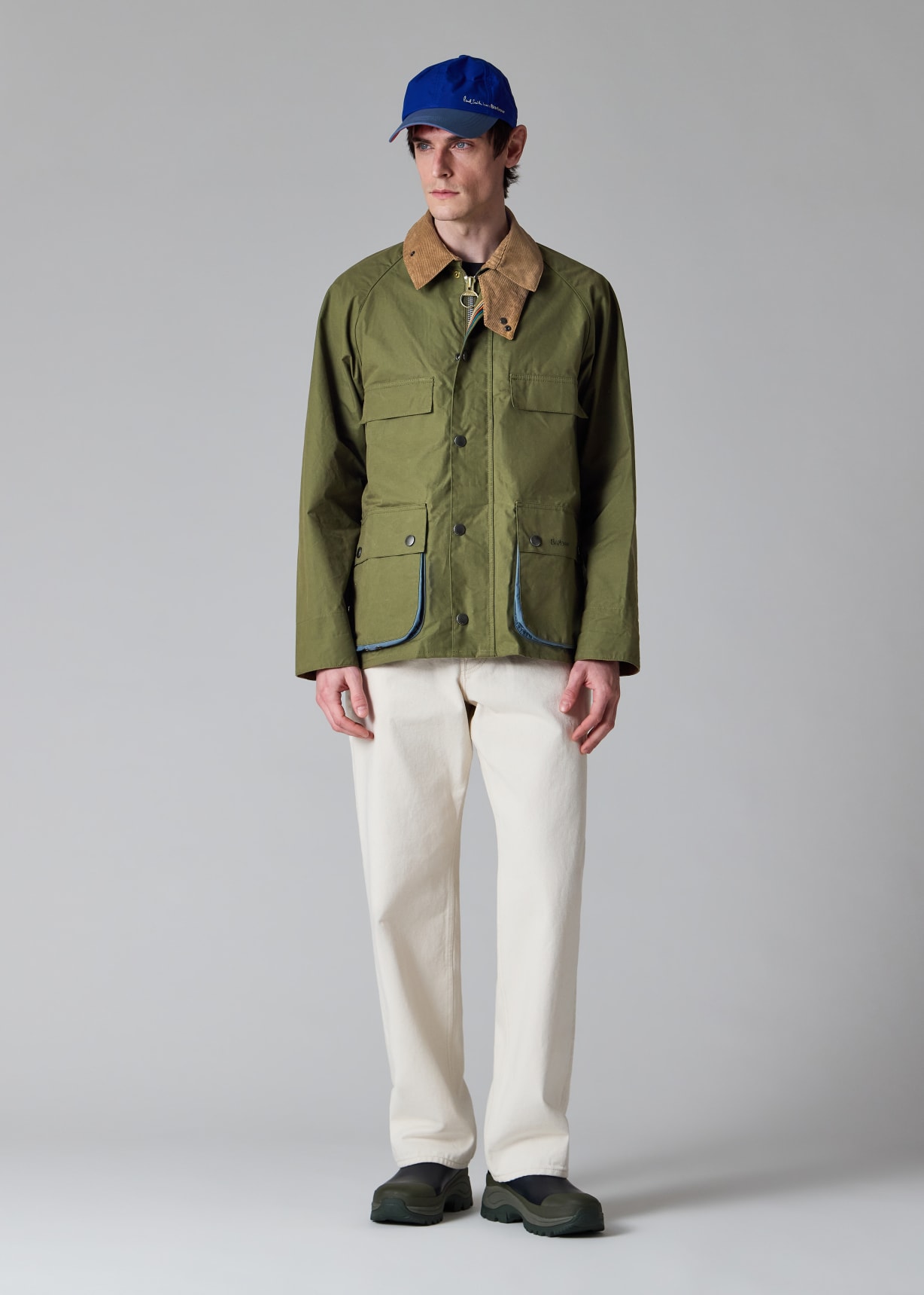 Paul Smith loves Barbour - Army Sugarlump Bedale Jacket