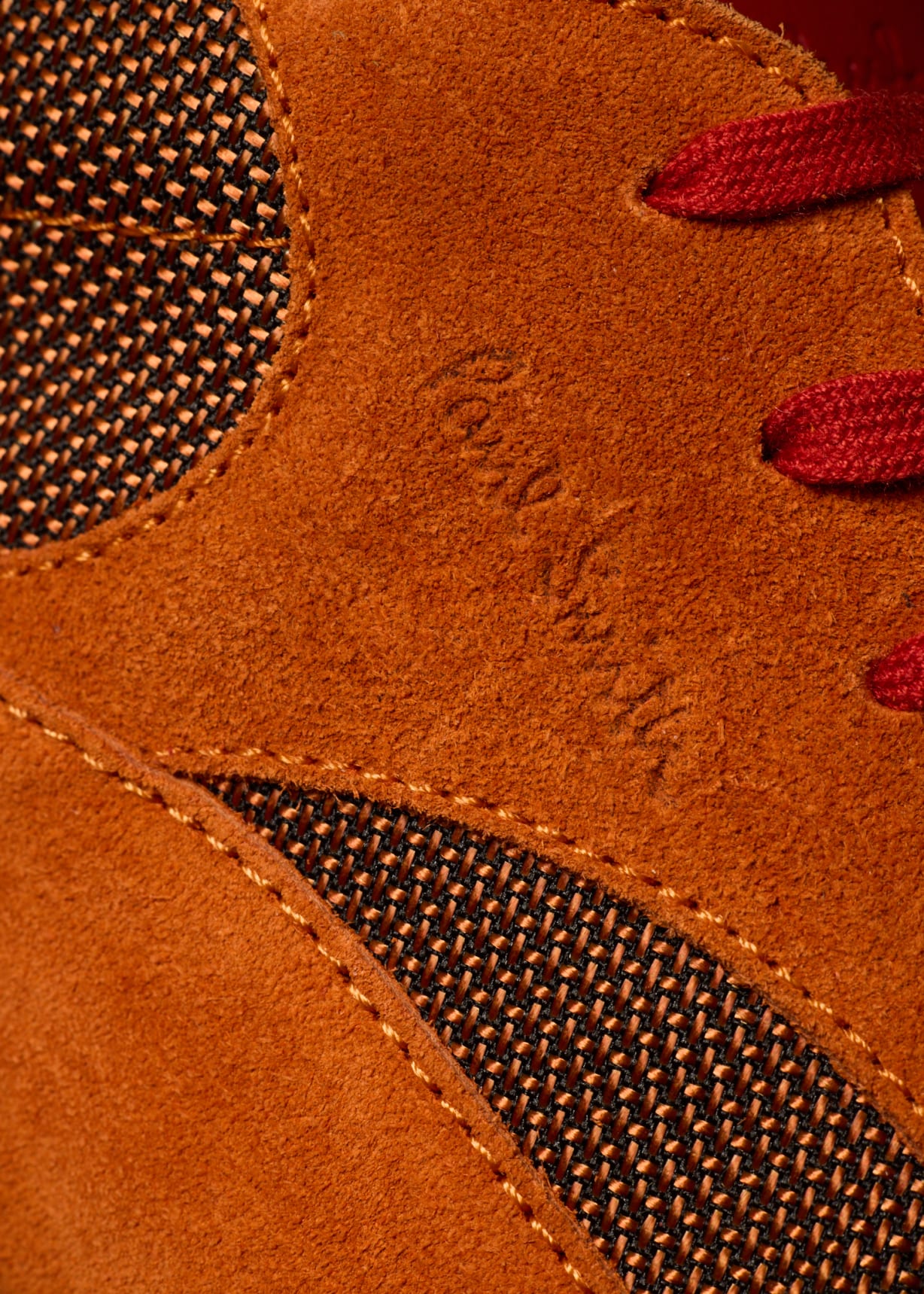 Men's Orange 'Marini' Trainers