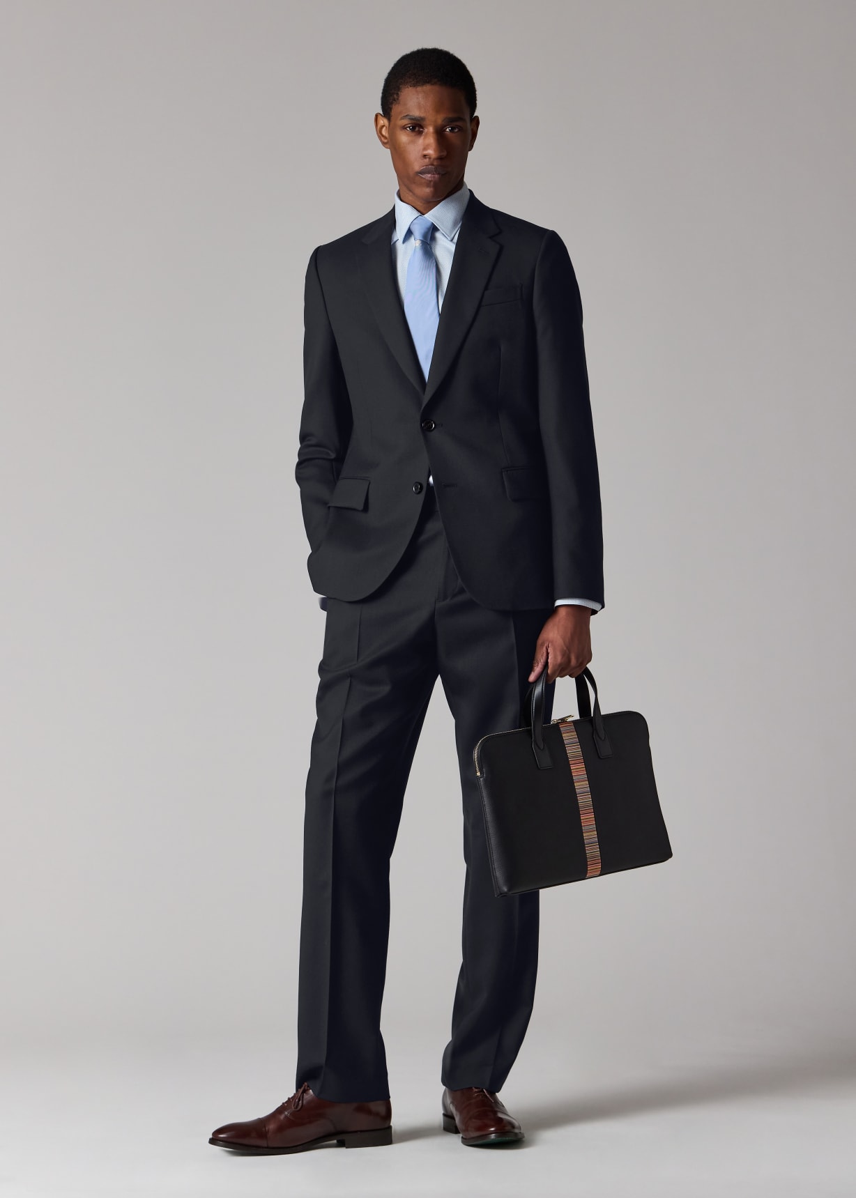 The Soho - Tailored-Fit Navy Wool 'A Suit To Travel In' Blazer